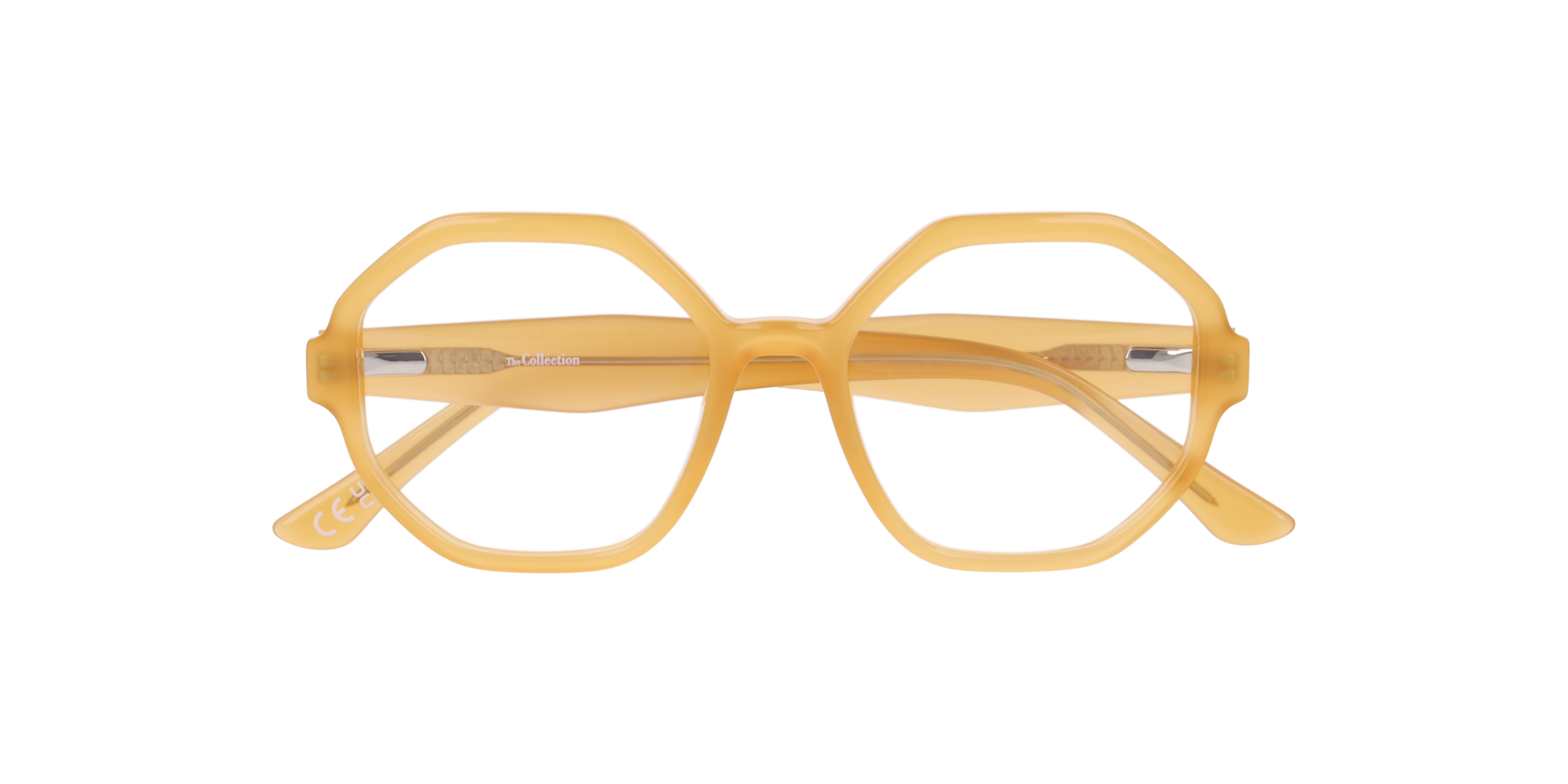 Mabel Milky Orange AcetateEyeglass Frames for Glasses Direct, Closed View