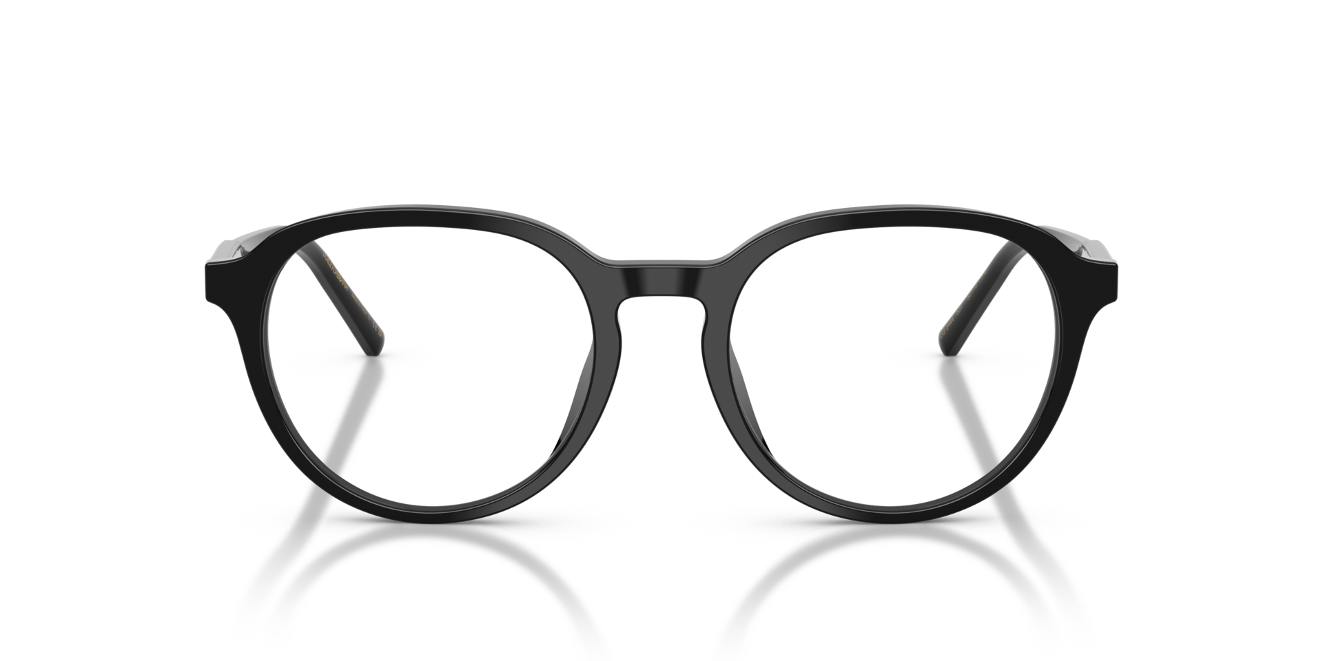 DG3444 Black AcetateEyeglass Frames for Glasses Direct, Front View