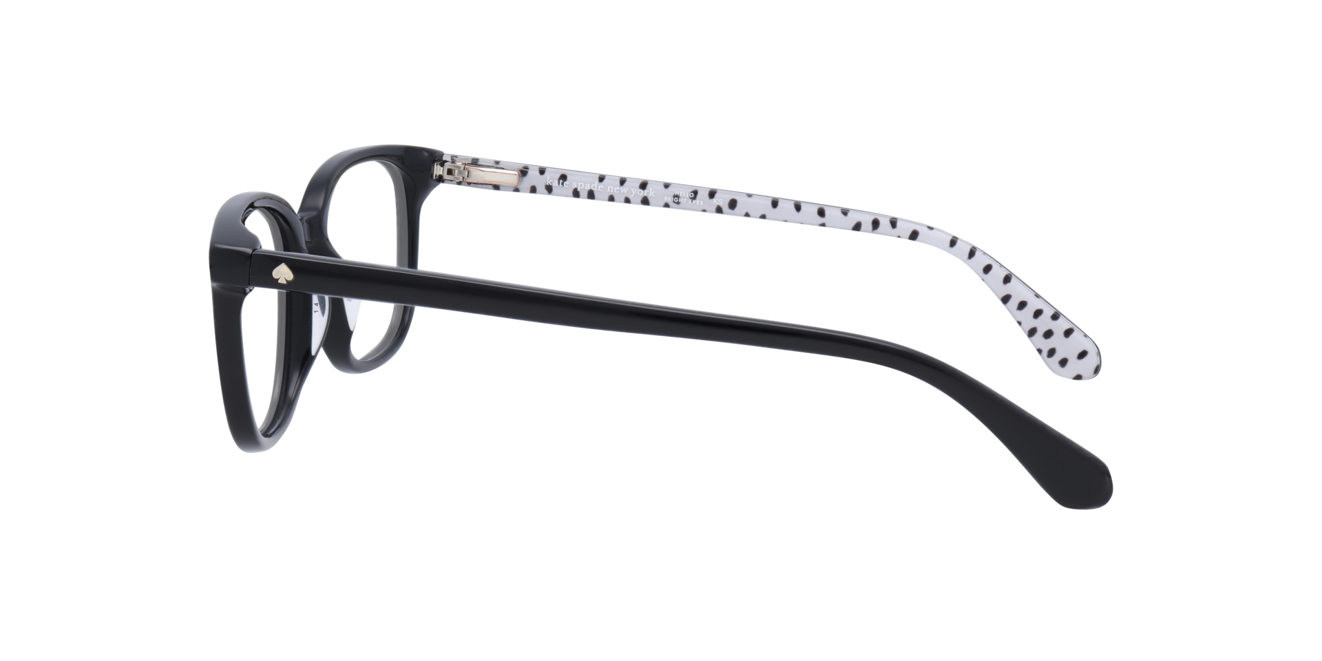 Bari K3 Black AcetateEyeglass Frames for Glasses Direct, Side View