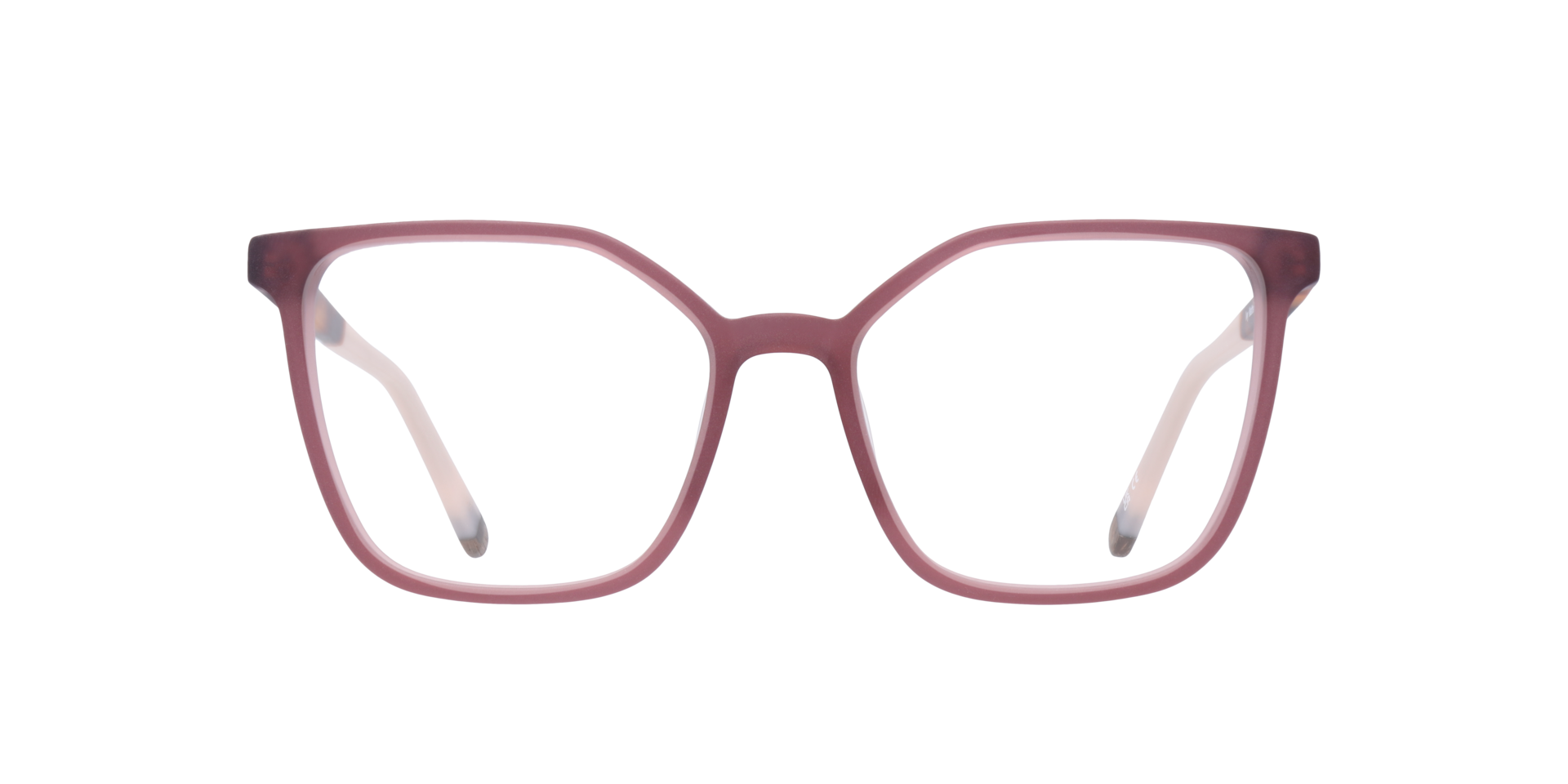 Ivy Matte Rose AcetateSunglass Frames for Glasses Direct, Front View
