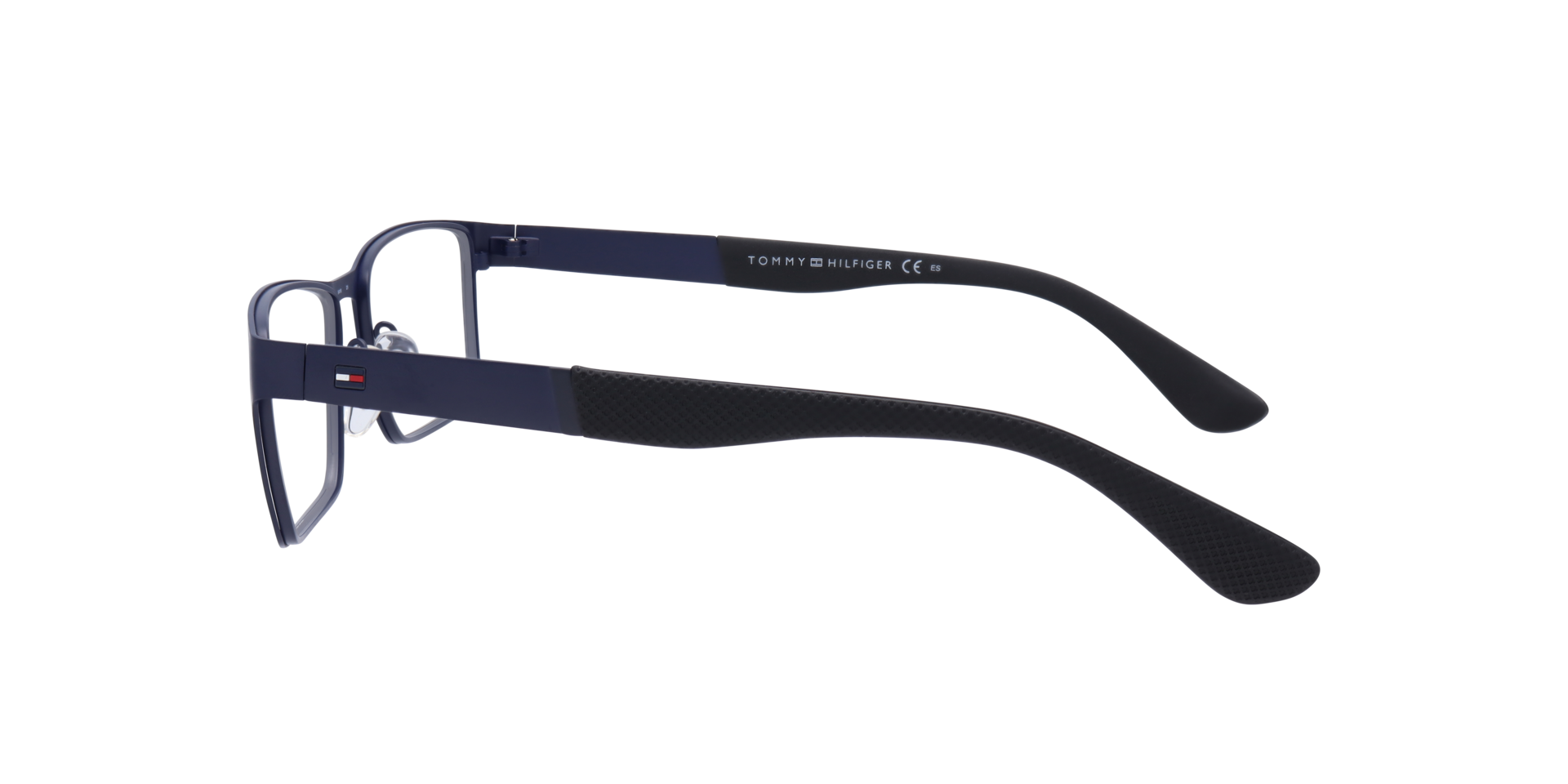 TH 1543 Blue MetalEyeglass Frames for Glasses Direct, Side View