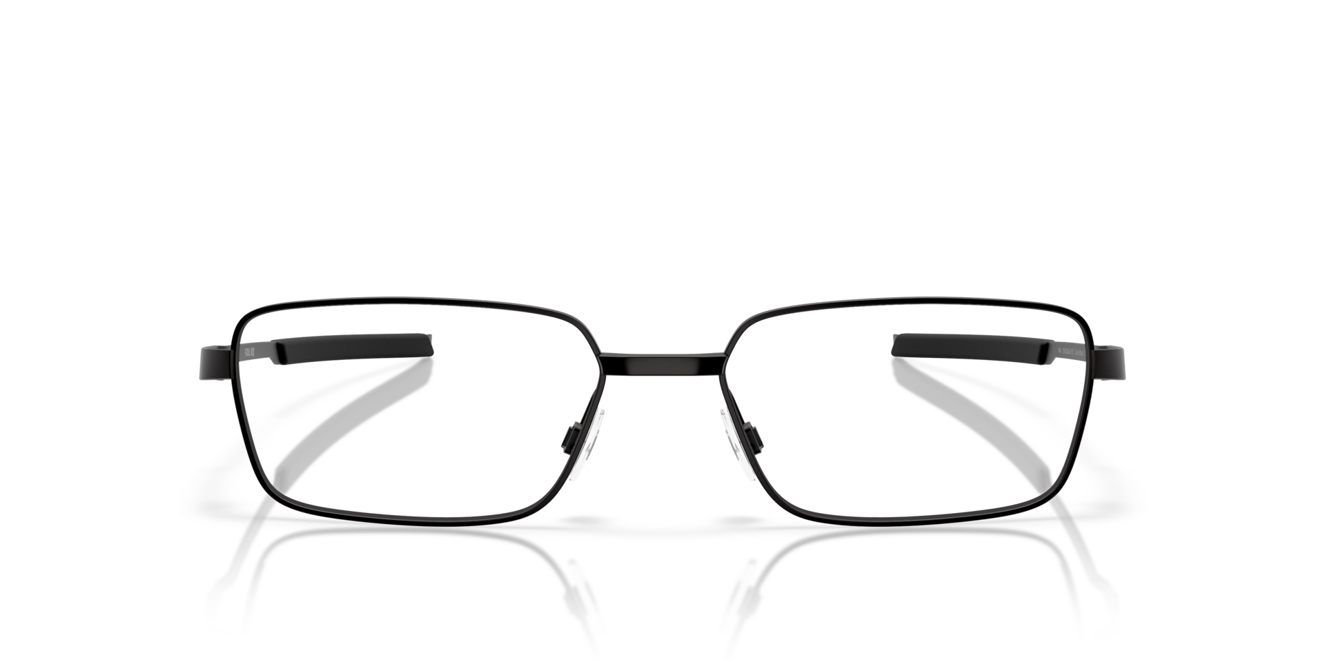 Foil RQ Satin Black MetalEyeglass Frames for Glasses Direct, Front View