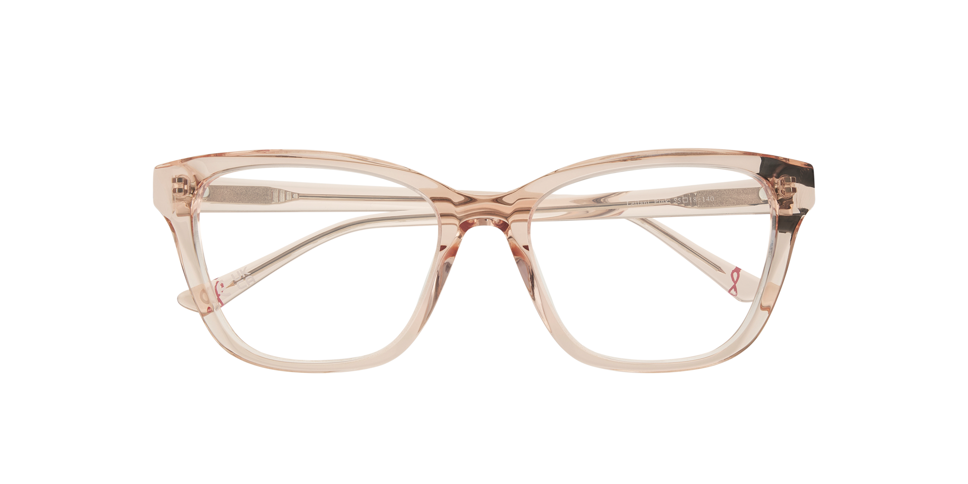 Leilani Pink AcetateEyeglass Frames for Glasses Direct, Closed View