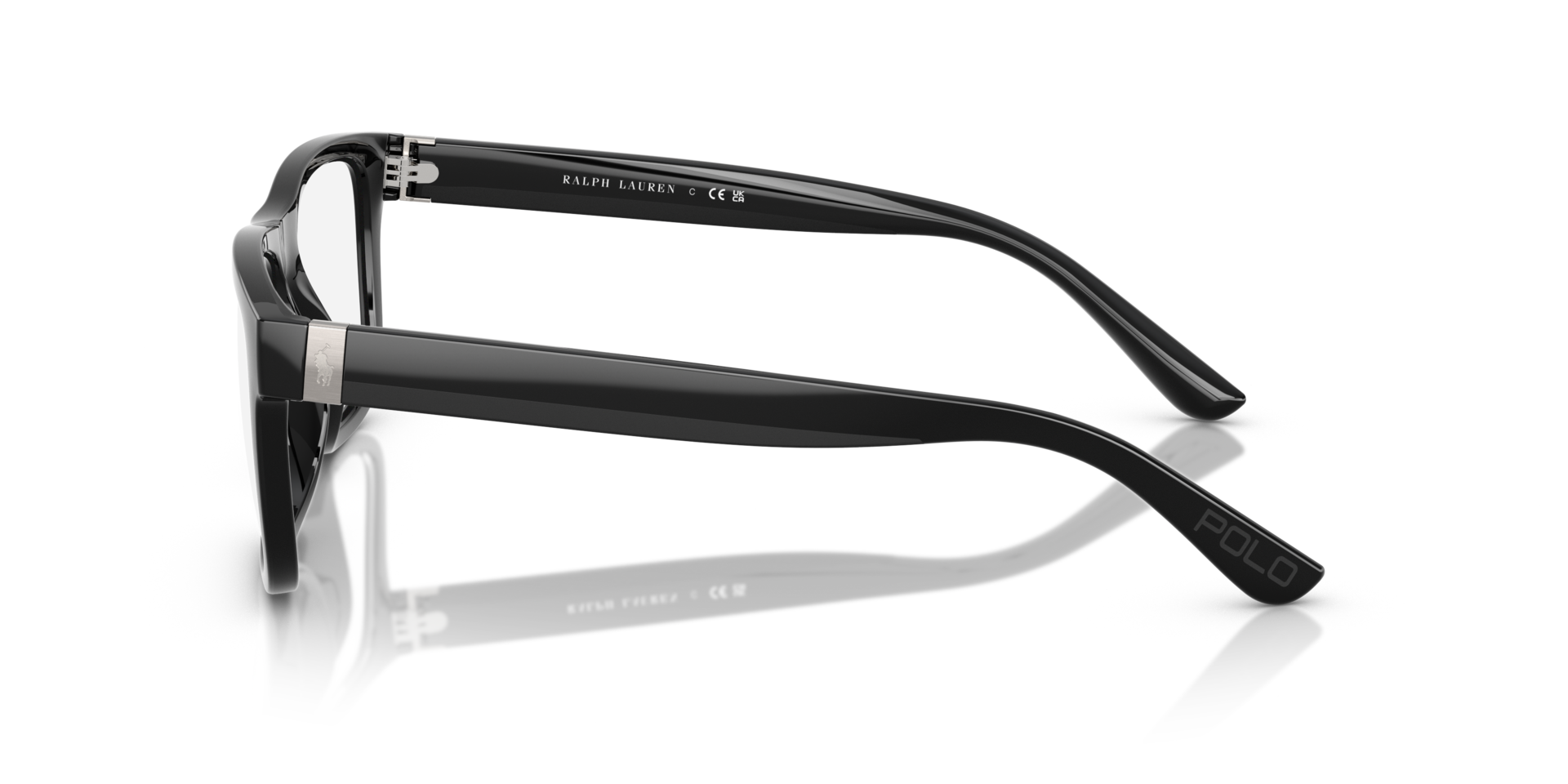 PH2290U Shiny Black PlasticEyeglass Frames for Glasses Direct, Side View