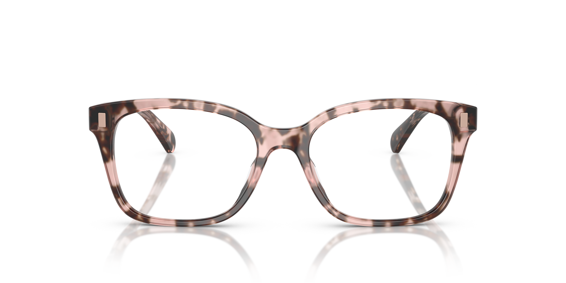 RA7174U Shiny Rose Havana AcetateEyeglass Frames for Glasses Direct, Front View