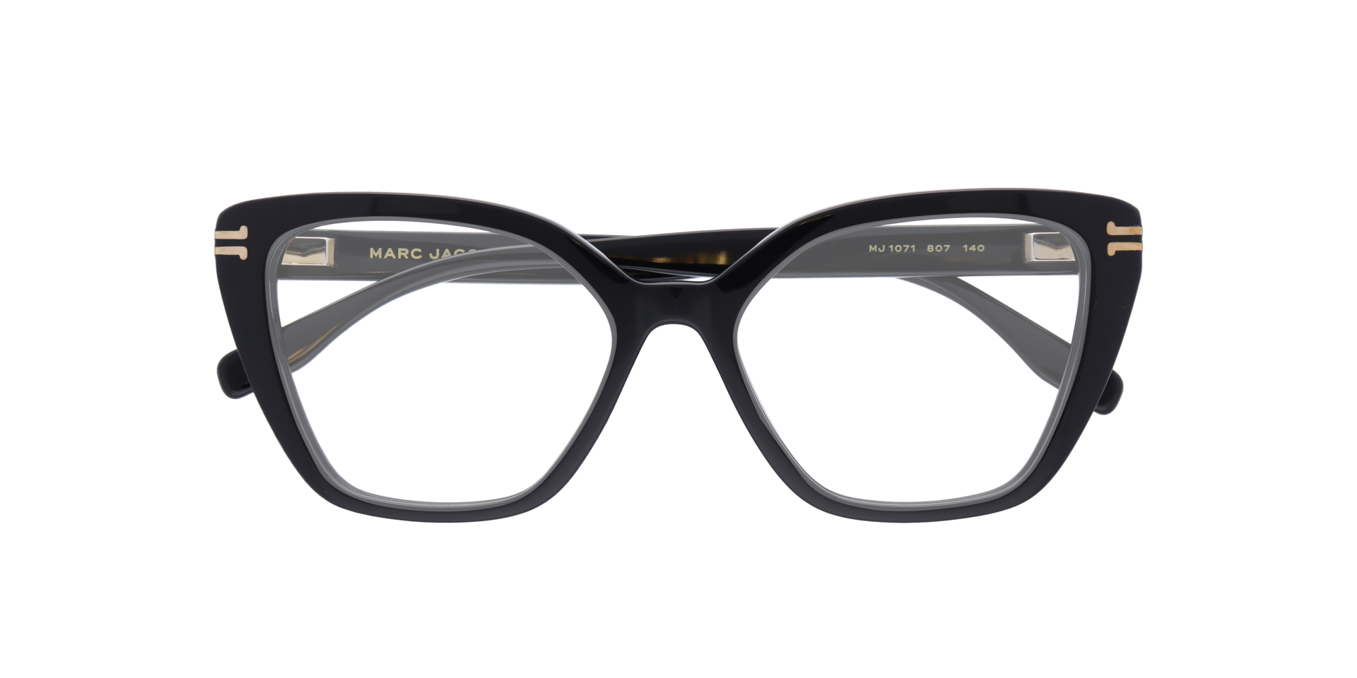 MJ 1071 Black AcetateEyeglass Frames for Glasses Direct, Closed View