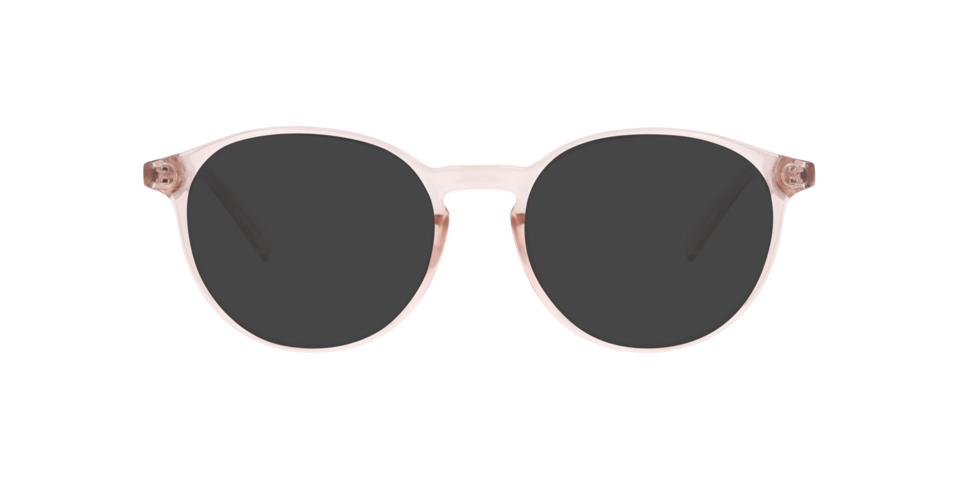 Joe Transparent Nude PlasticEyeglass Frames for Glasses Direct, with Tinted Lenses
