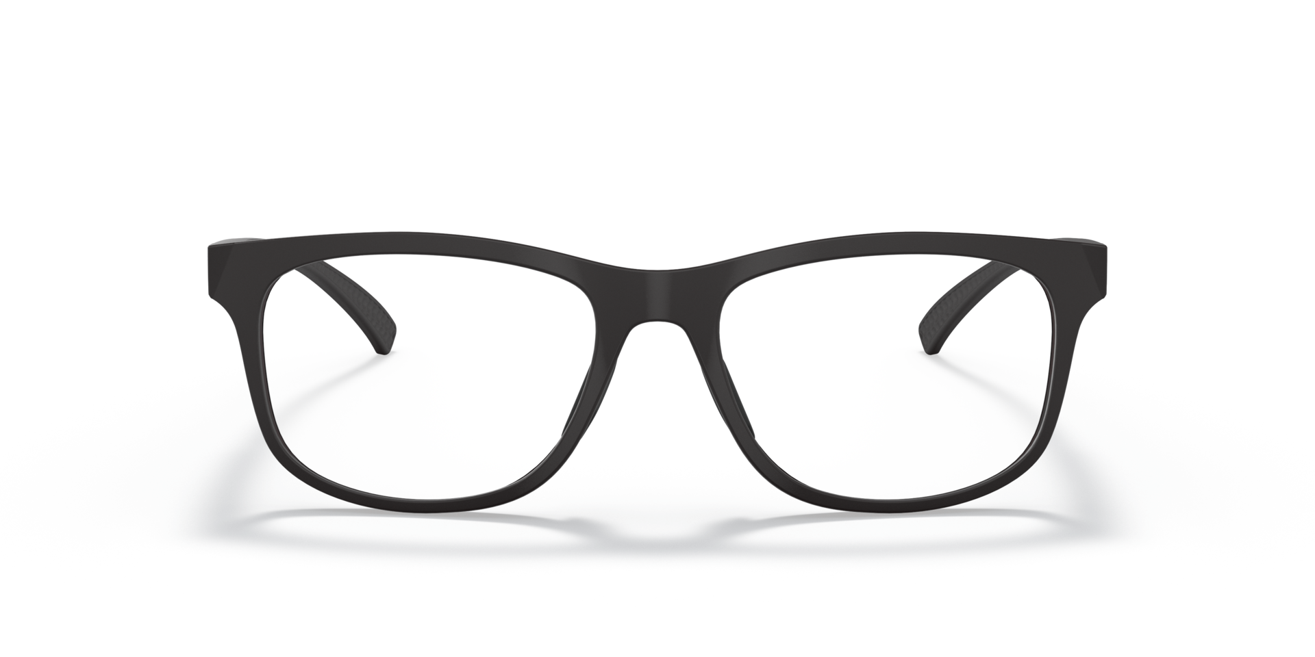 Leadline Velvet Black PlasticEyeglass Frames for Glasses Direct, Front View