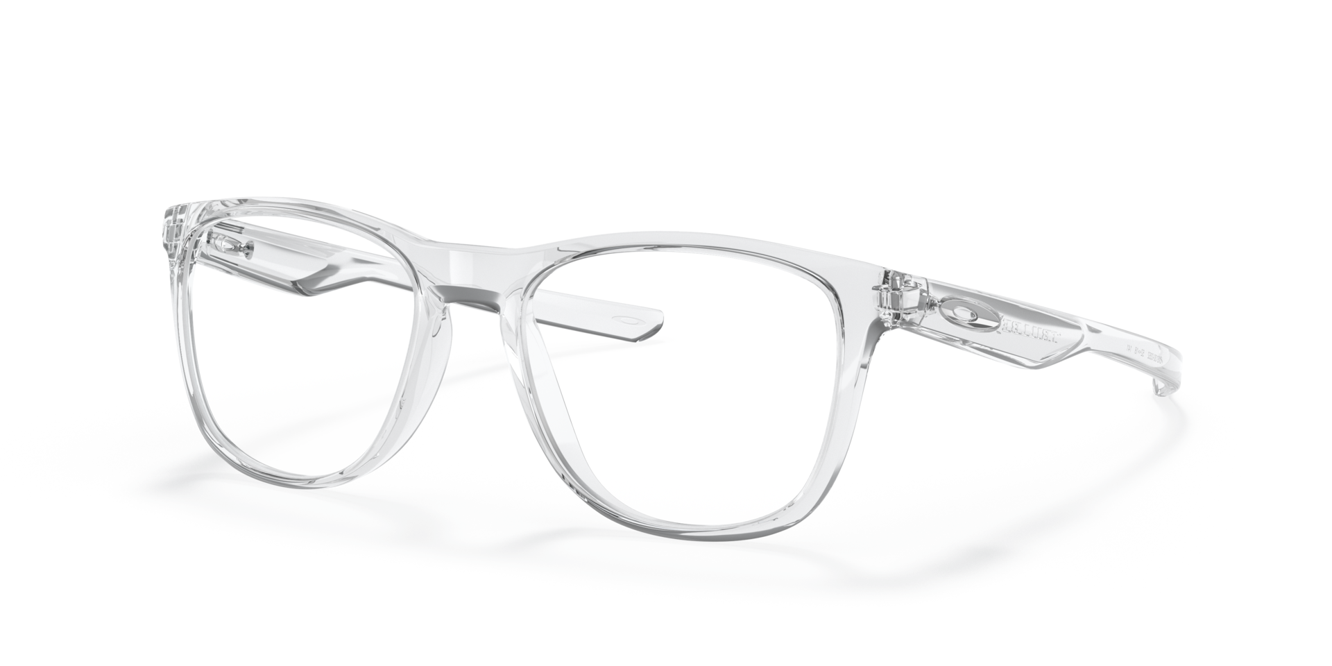 Trillbe™ X Polished Clear PlasticSunglass Frames for Glasses Direct, Angle View
