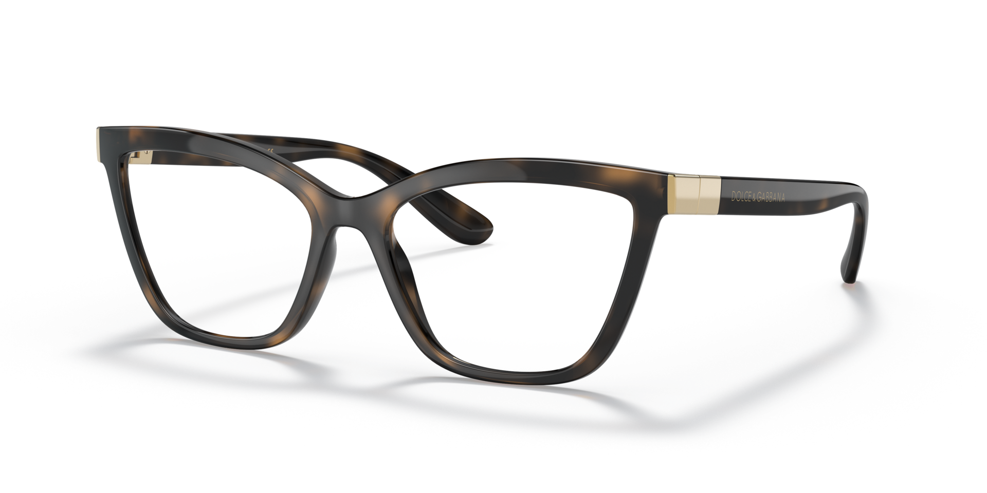 DG5076 Havana PlasticEyeglass Frames for Glasses Direct, Angle View