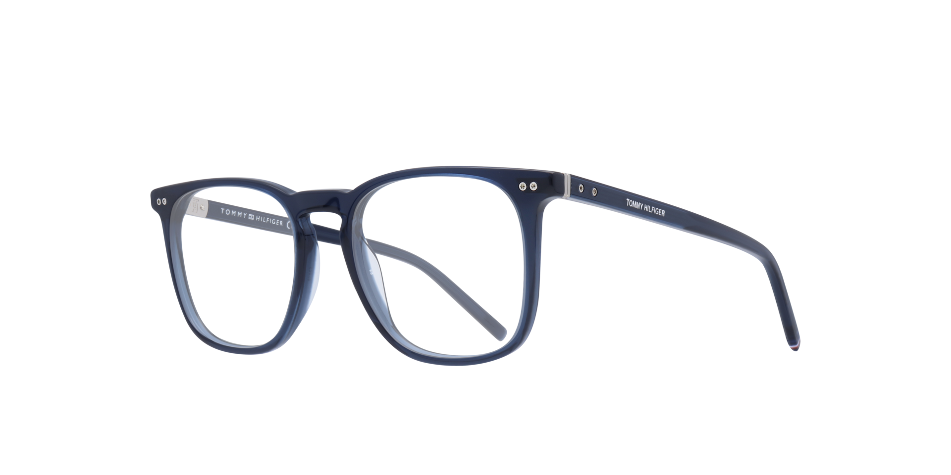 TH 1940 Blue AcetateEyeglass Frames for Glasses Direct, Angle View