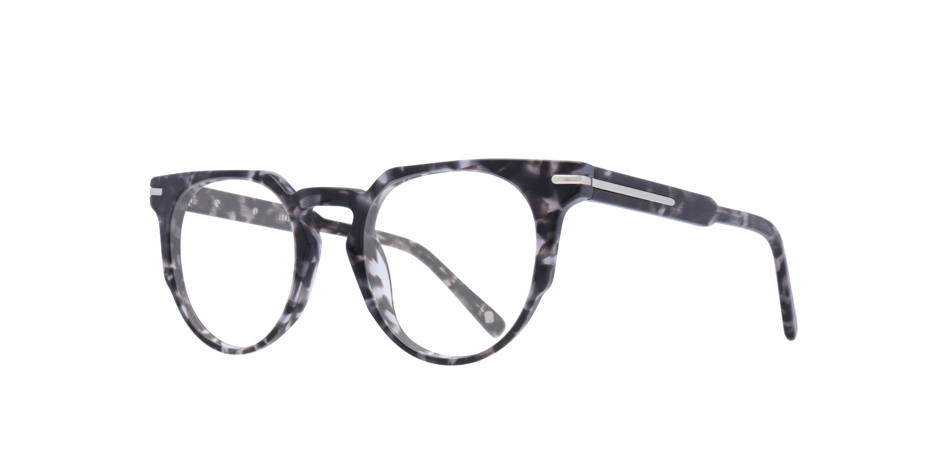Goldhawk Grey Havana AcetateEyeglass Frames for Glasses Direct, Angle View