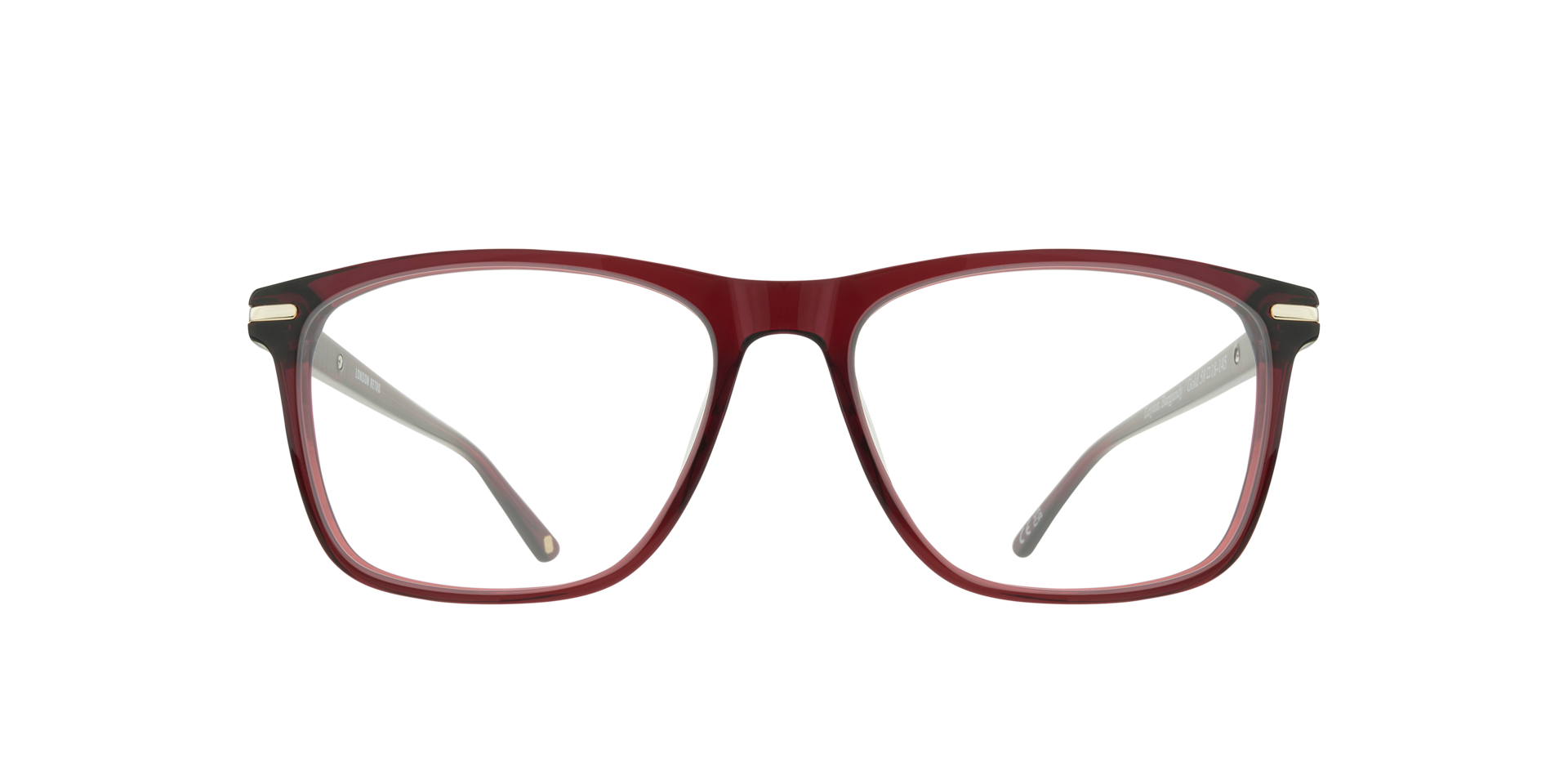 Burgundy/Gold Leyton -  Acetate