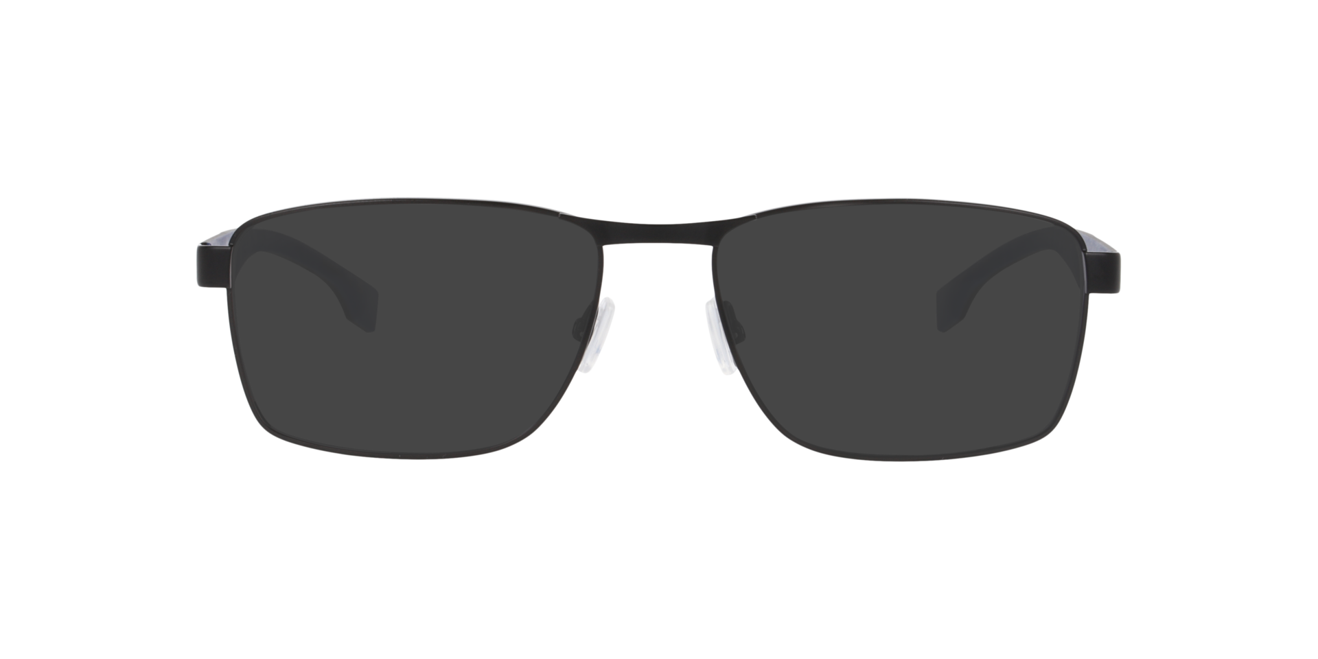 BOSS 1830 Black Matte MetalEyeglass Frames for Glasses Direct, with Tinted Lenses