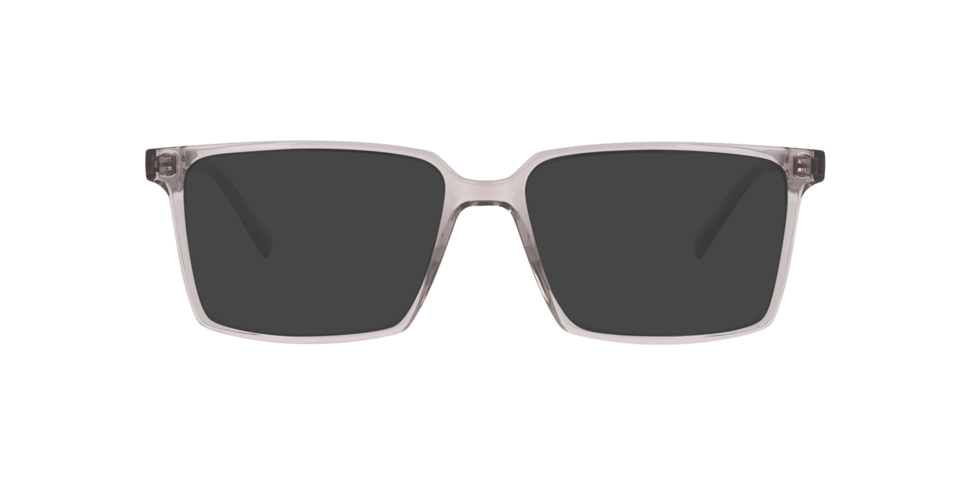 Nori Transparent Grey PlasticEyeglass Frames for Glasses Direct, with Tinted Lenses