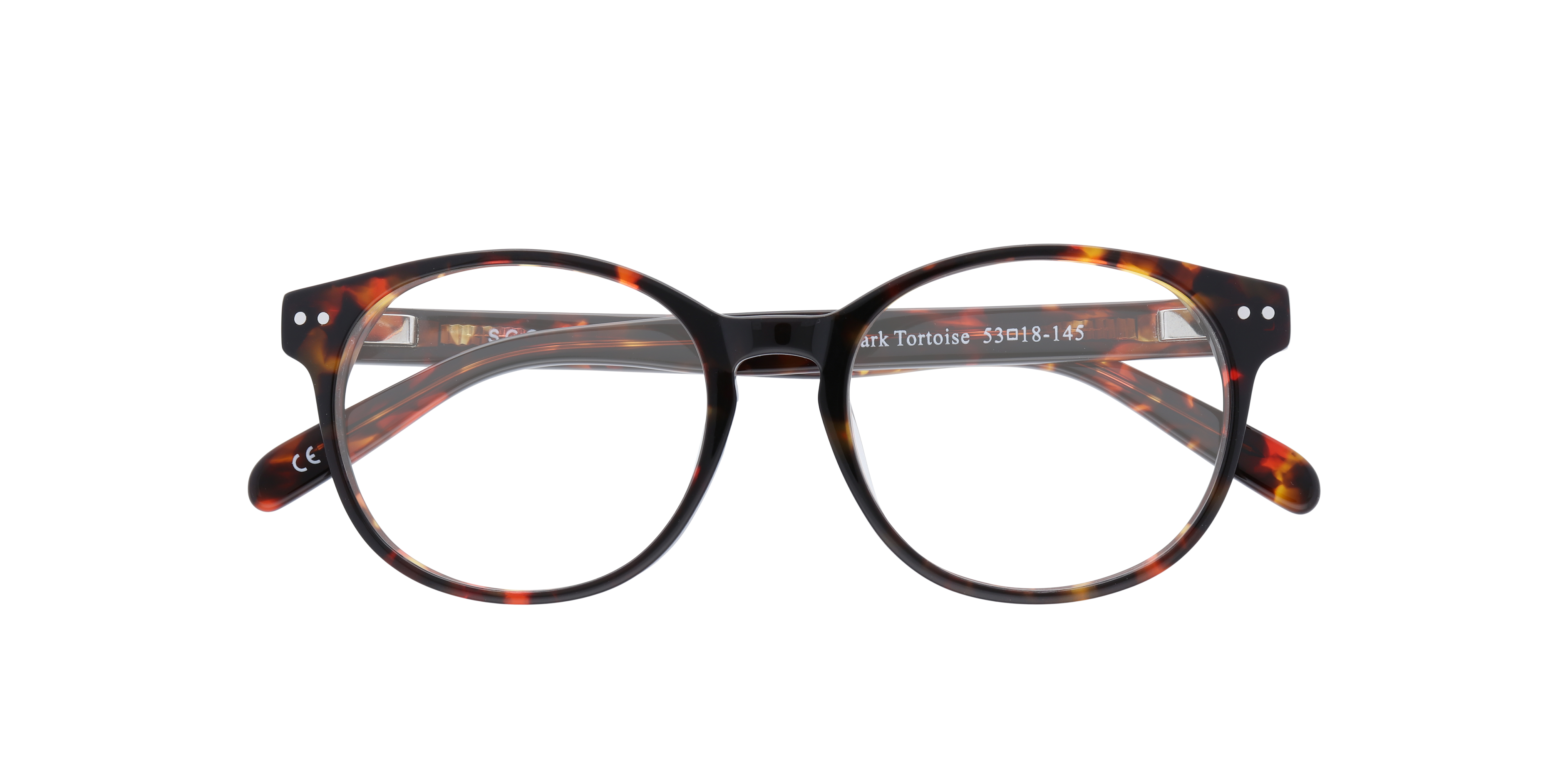 East Dark Tortoise AcetateEyeglass Frames for Glasses Direct, Closed View