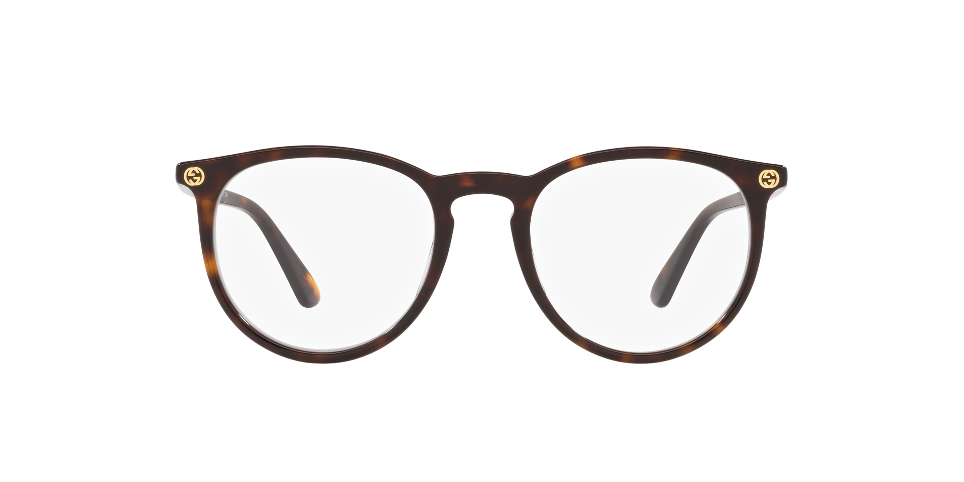 GG0027O Tortoise AcetateEyeglass Frames for Glasses Direct, Front View