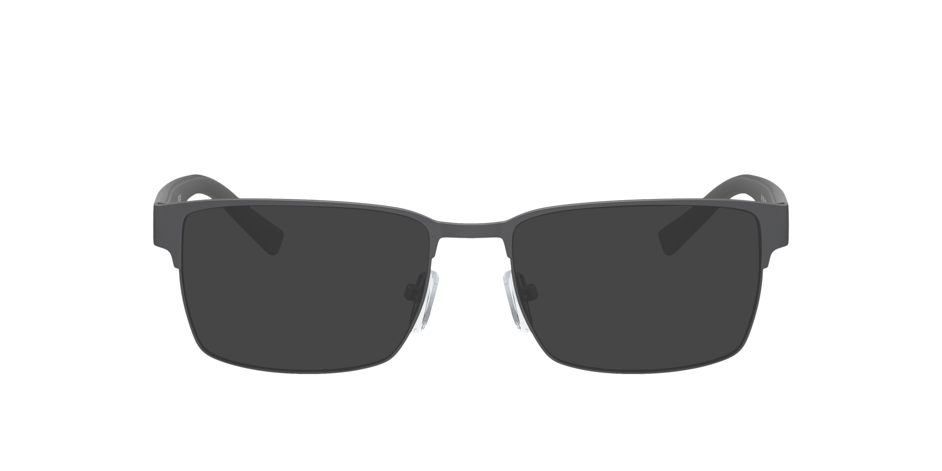 AX1019 Matte Gunmetal MetalEyeglass Frames for Glasses Direct, with Tinted Lenses