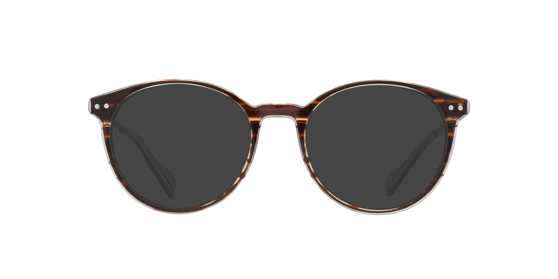 Fitzroy BN Brown MetalEyeglass Frames for Glasses Direct, with Tinted Lenses