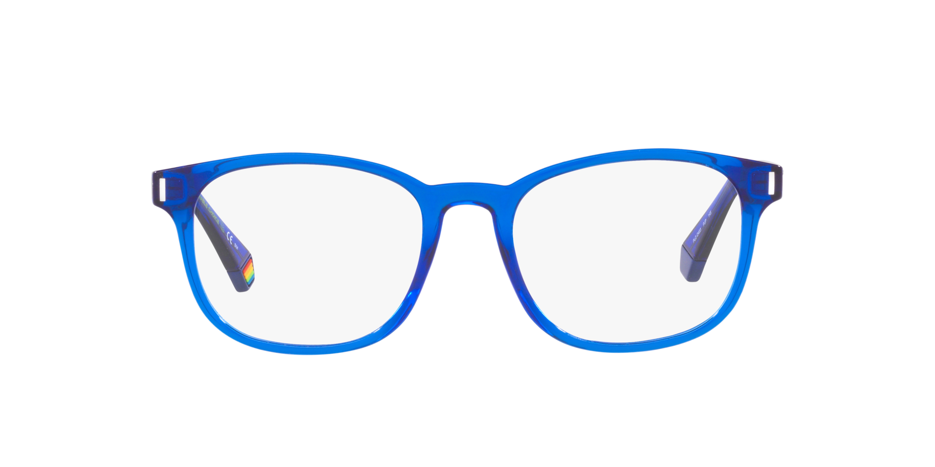 PLD D453 Blue PlasticEyeglass Frames for Glasses Direct, Front View