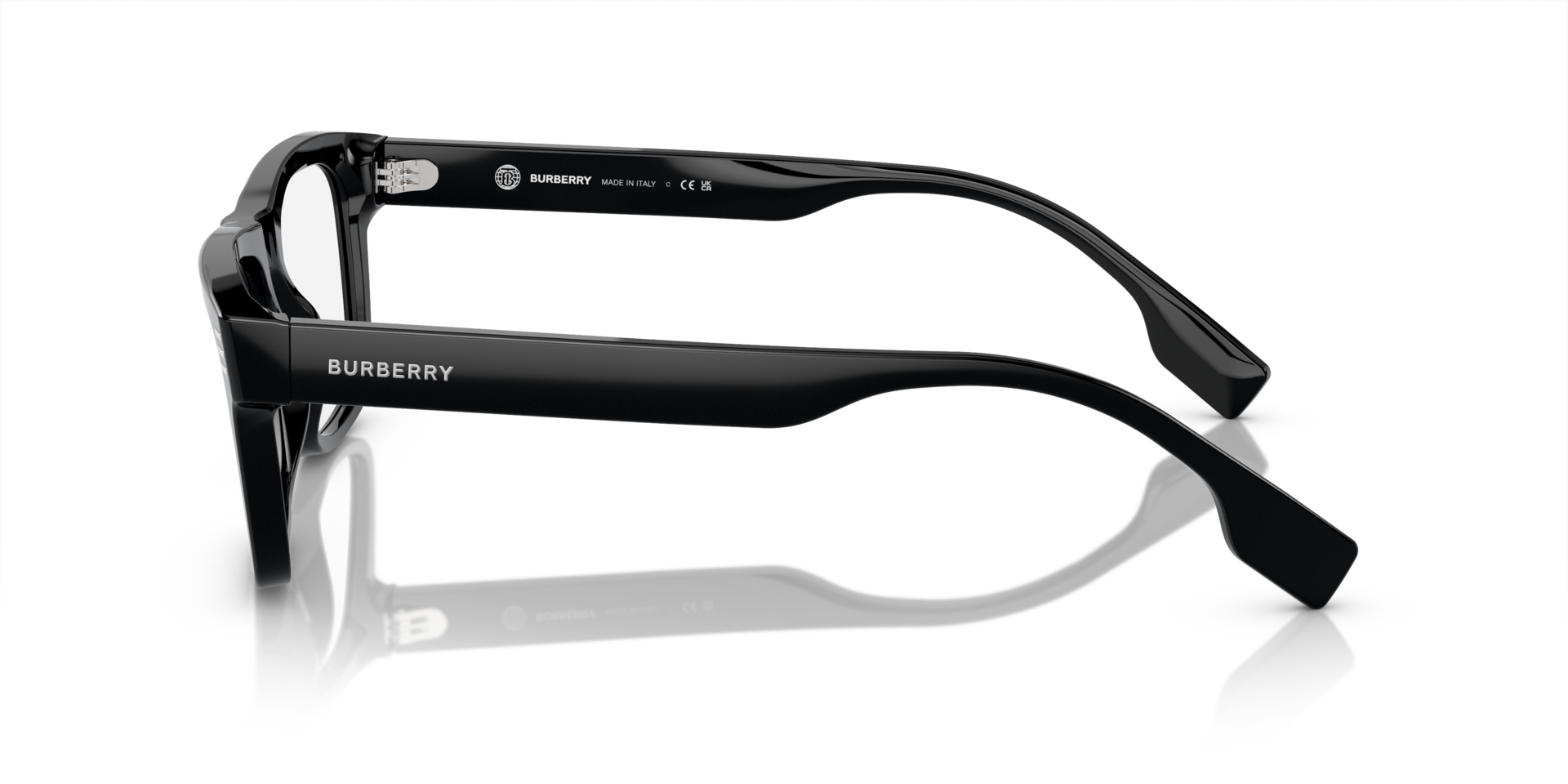 BE2387 Black AcetateEyeglass Frames for Glasses Direct, Side View