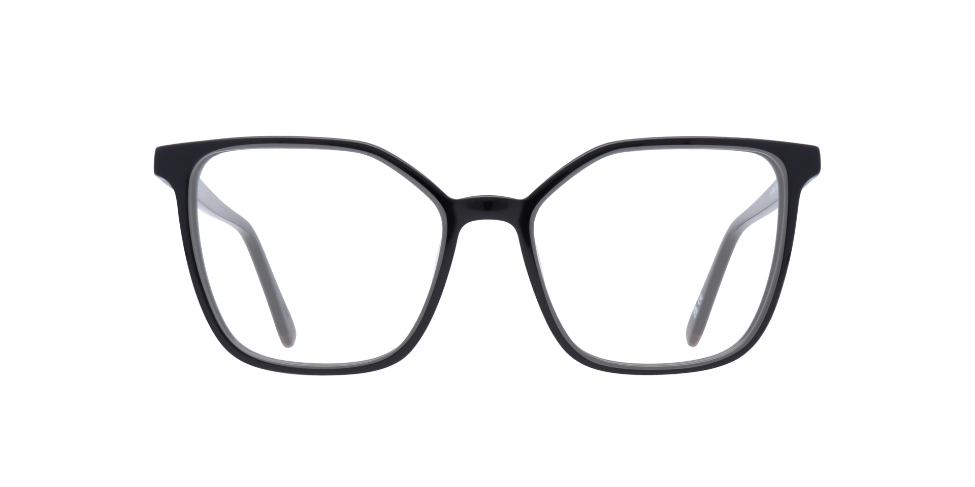 Ivy Black AcetateEyeglass Frames for Glasses Direct, Front View
