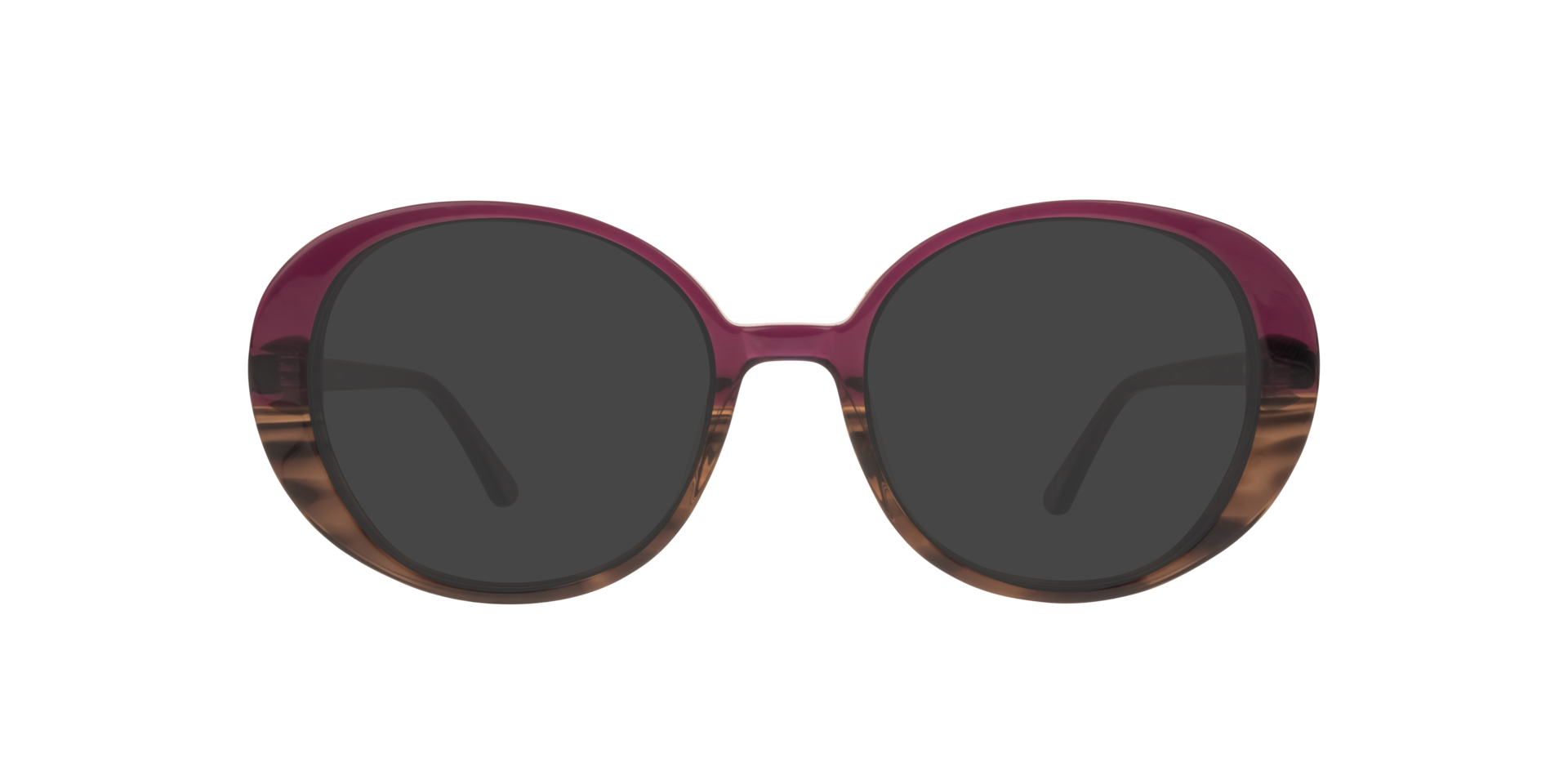 Gradient Purple/Brown Horn Hattie -  Acetate