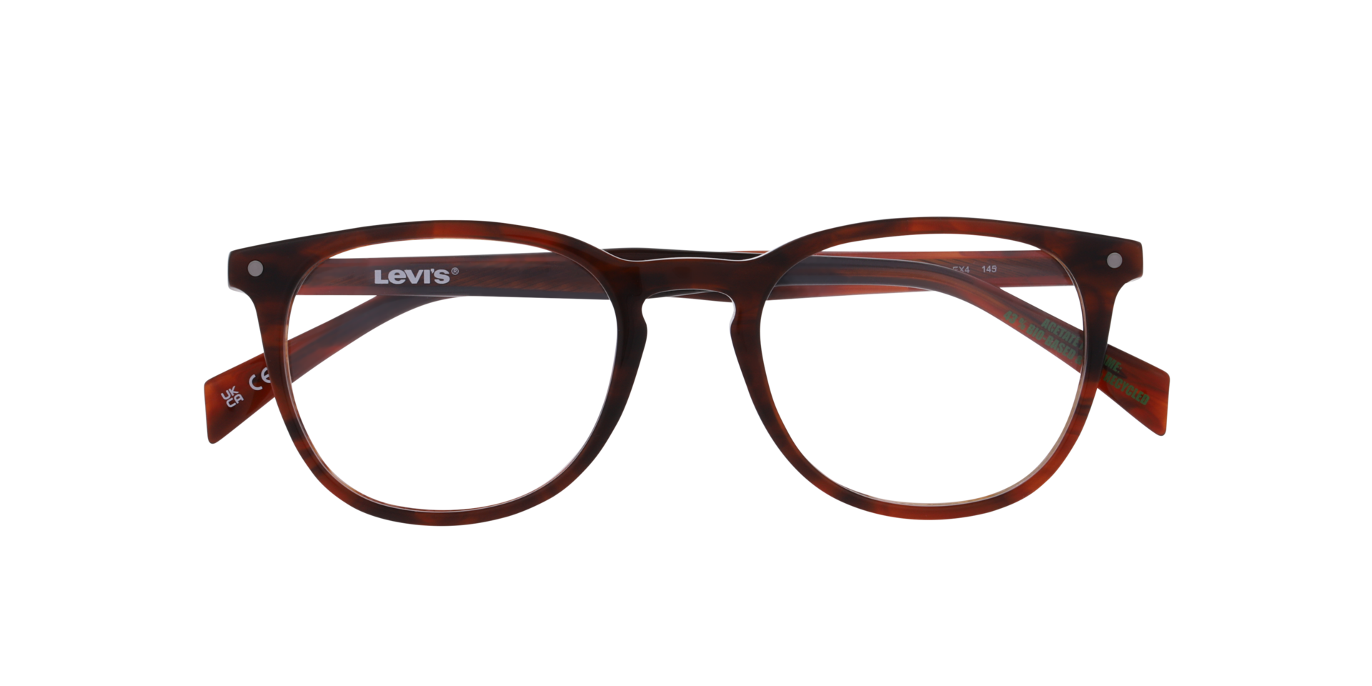 LV 5096 Brown AcetateEyeglass Frames for Glasses Direct, Closed View