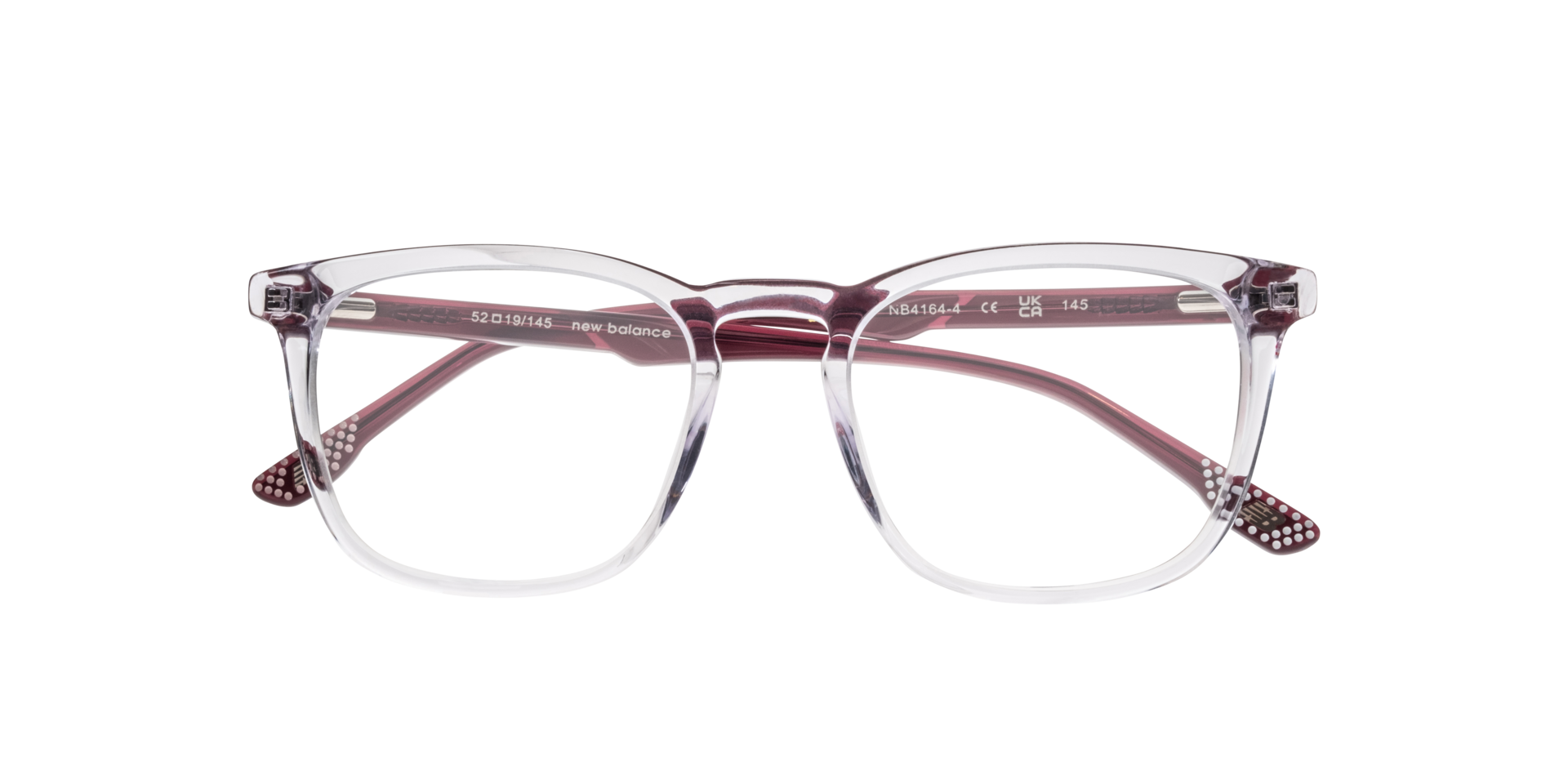 NB4164 Clear AcetateEyeglass Frames for Glasses Direct, Closed View