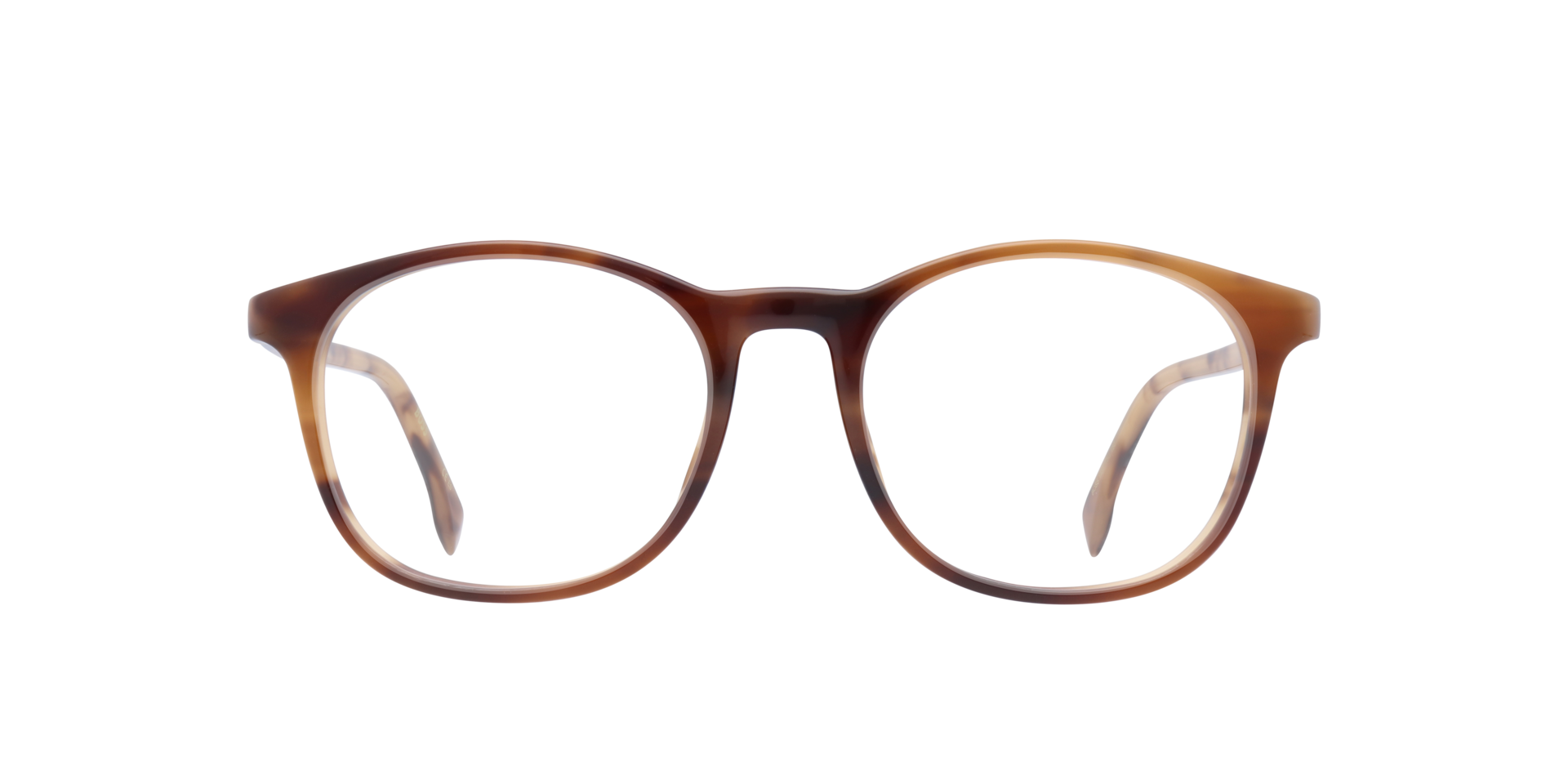 BOSS 1437 Tortoise AcetateEyeglass Frames for Glasses Direct, Front View