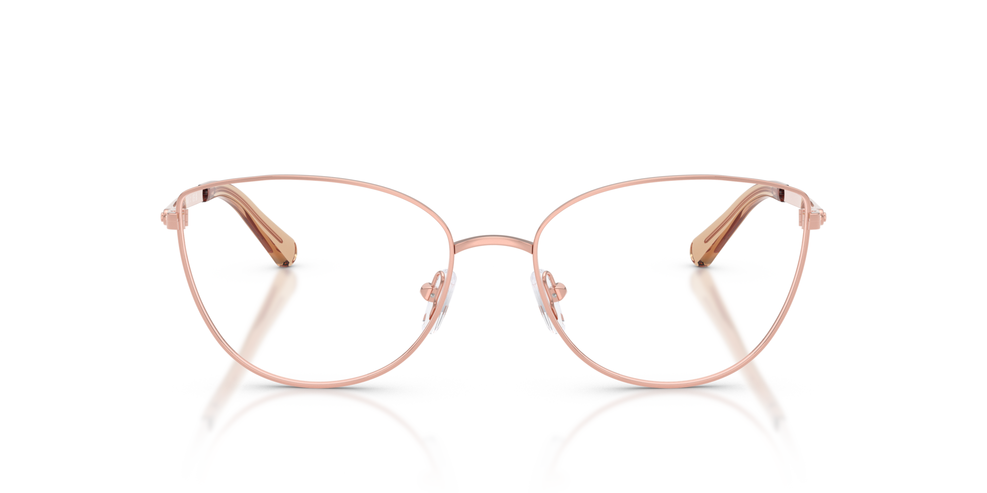 MK3030 Rose Gold MetalEyeglass Frames for Glasses Direct, Front View