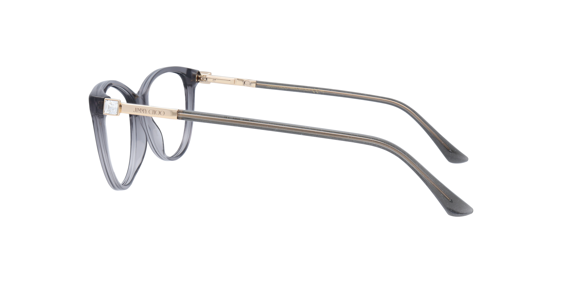 JC287 Grey AcetateEyeglass Frames for Glasses Direct, Side View