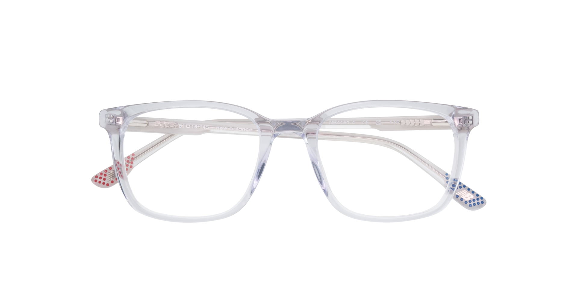 NB4161 Clear AcetateEyeglass Frames for Glasses Direct, Closed View