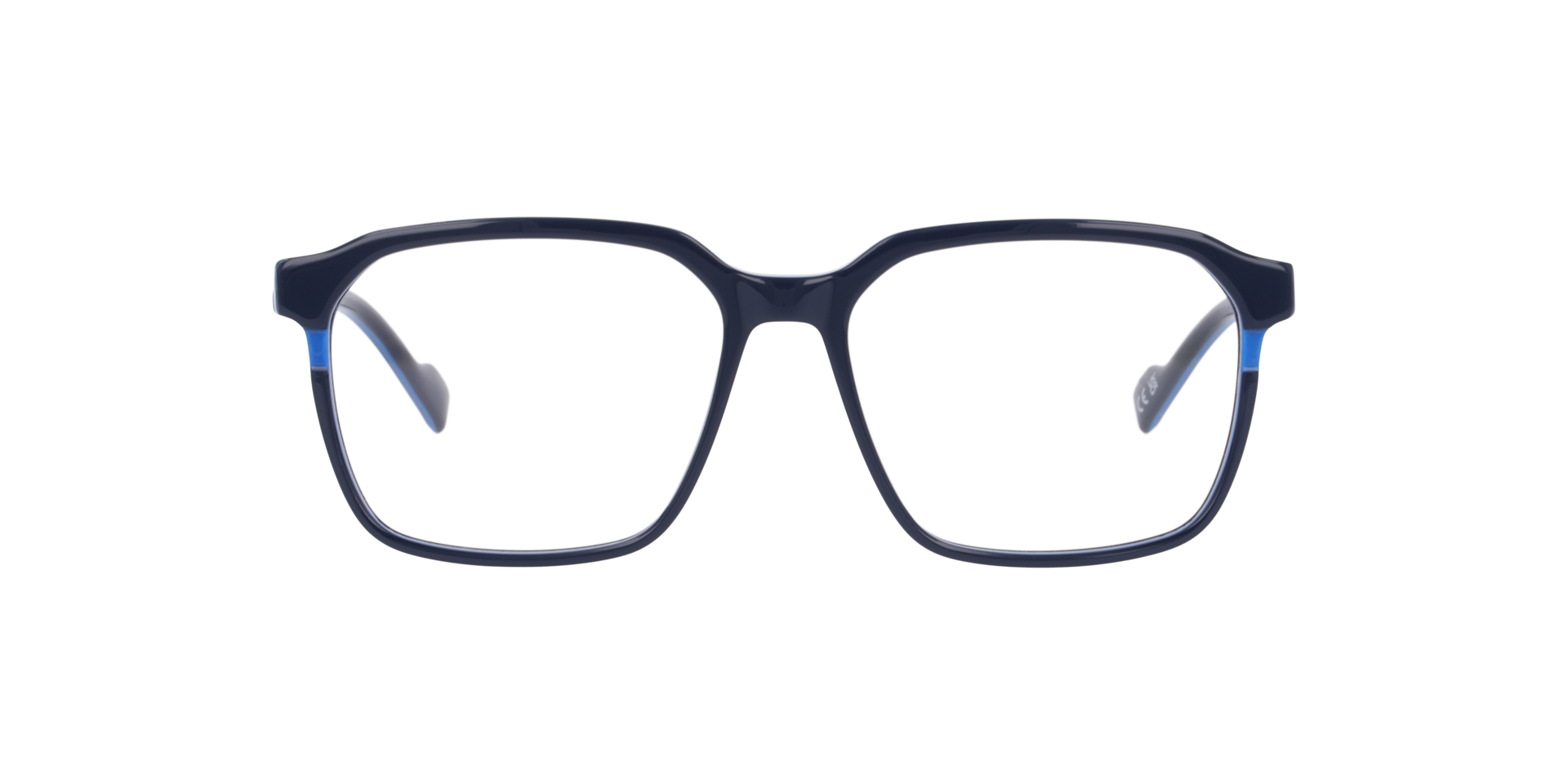 Maddox Navy Blue AcetateEyeglass Frames for Glasses Direct, Front View