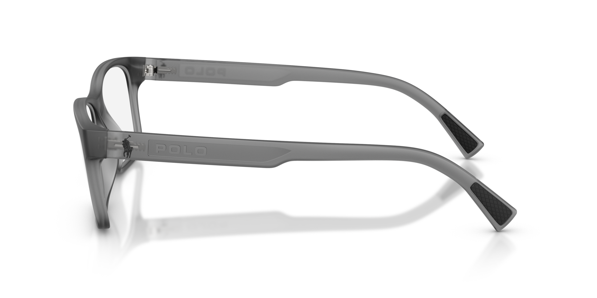 PH2301U Matte Transparent Grey PlasticEyeglass Frames for Glasses Direct, Side View