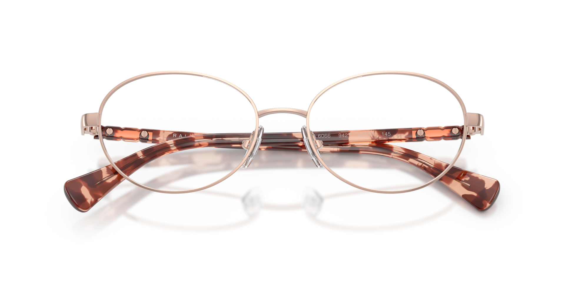 RA6066 Rosegold MetalEyeglass Frames for Glasses Direct, Closed View