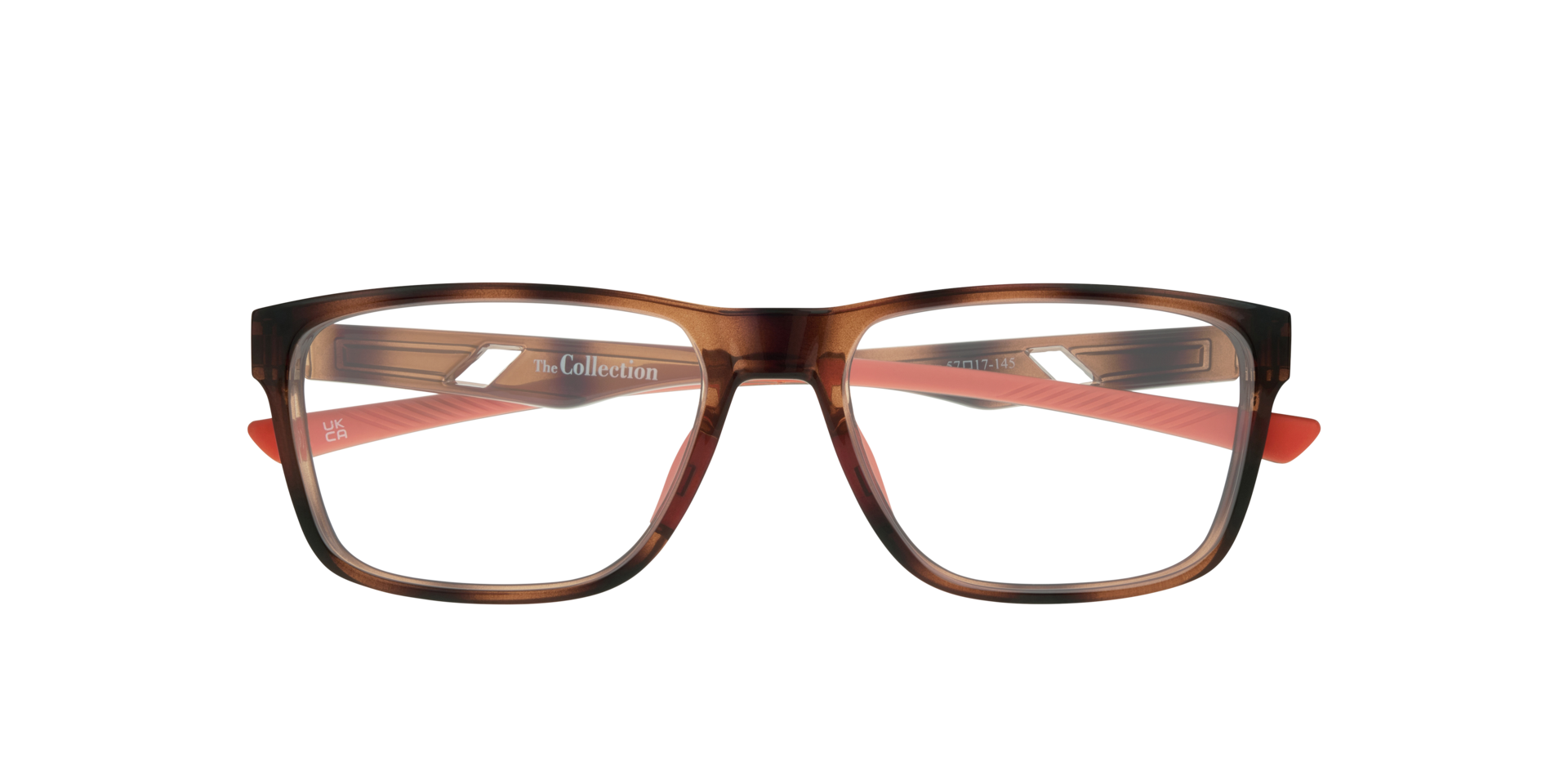 Kane Havana PlasticSunglass Frames for Glasses Direct, Closed View