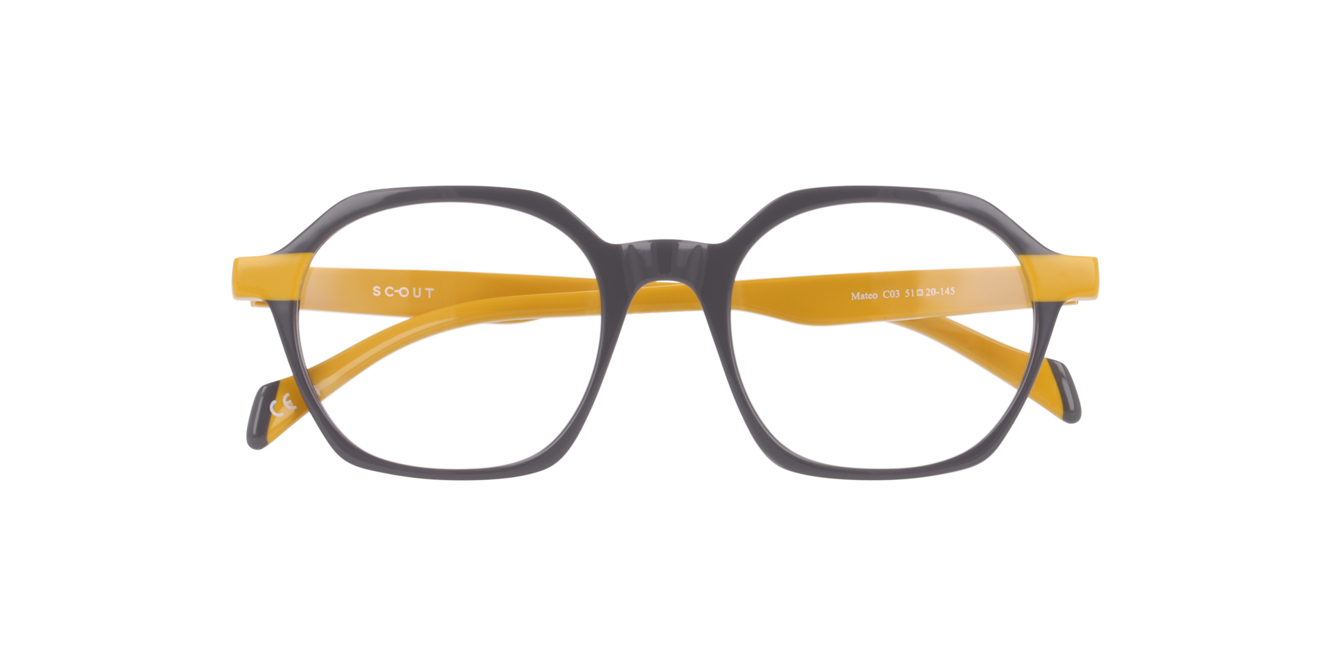 Mateo Grey AcetateEyeglass Frames for Glasses Direct, Closed View