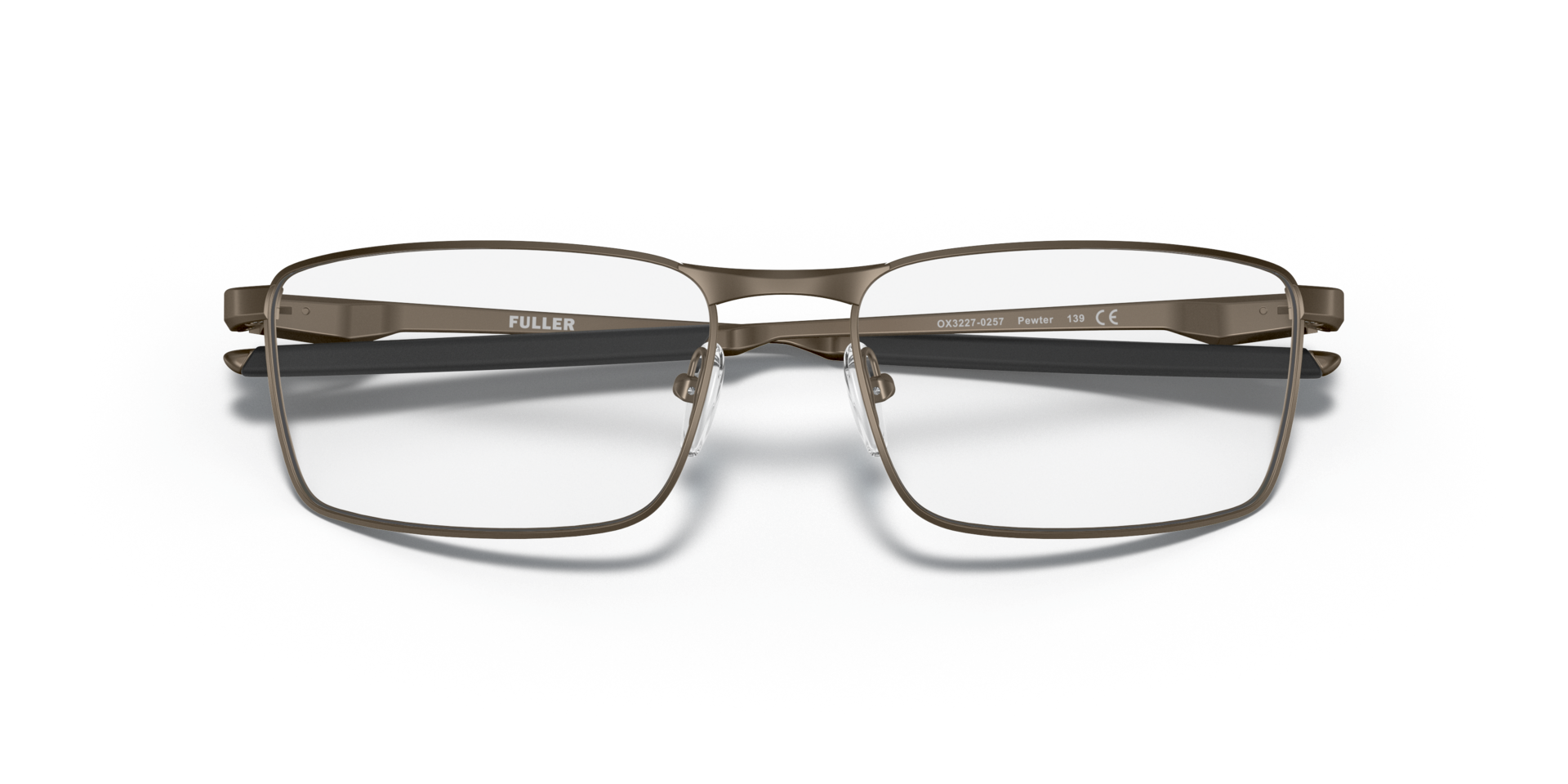 Fuller™ Pewter MetalEyeglass Frames for Glasses Direct, Closed View