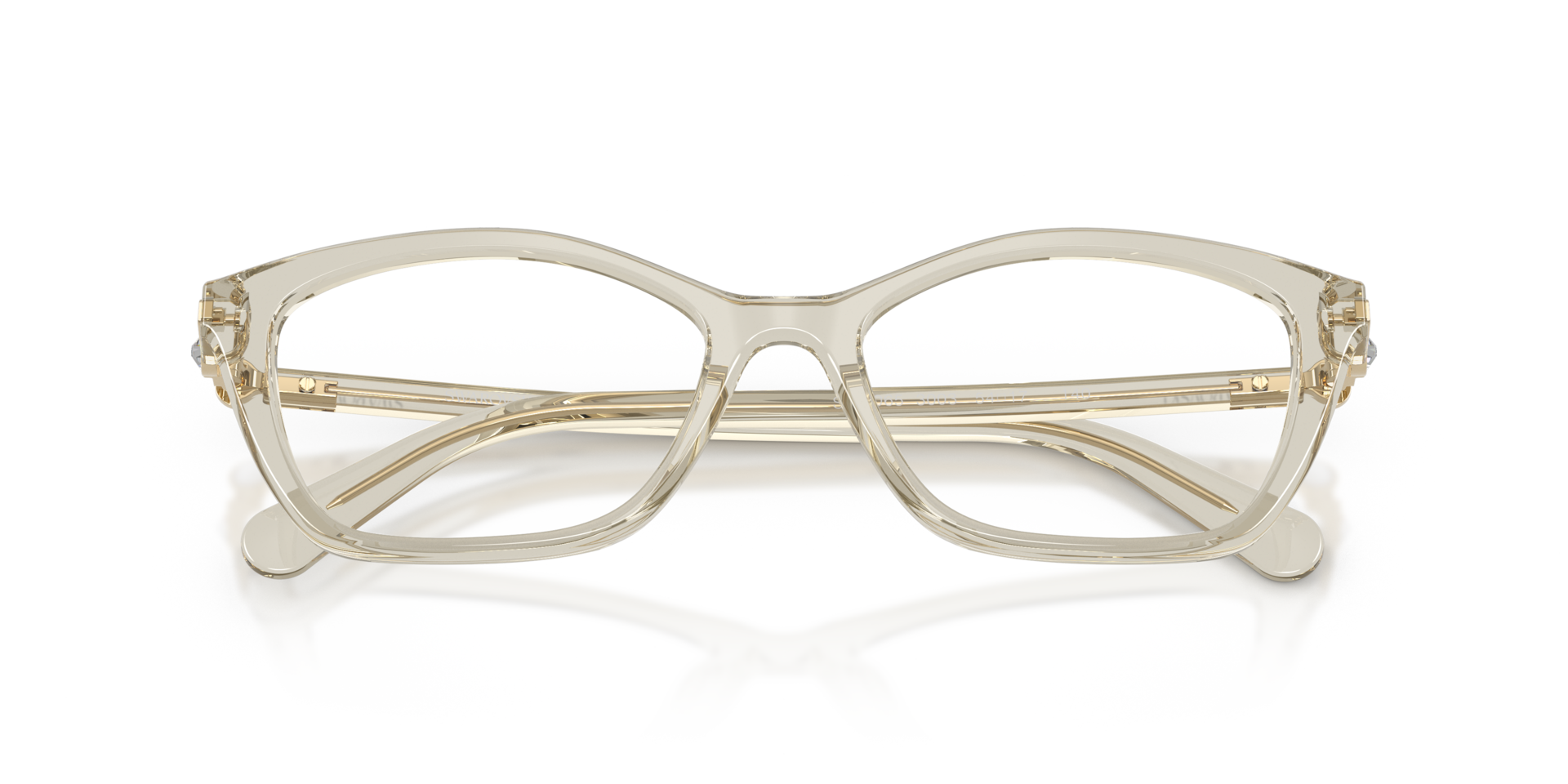 SK2065 Beige AcetateEyeglass Frames for Glasses Direct, Closed View