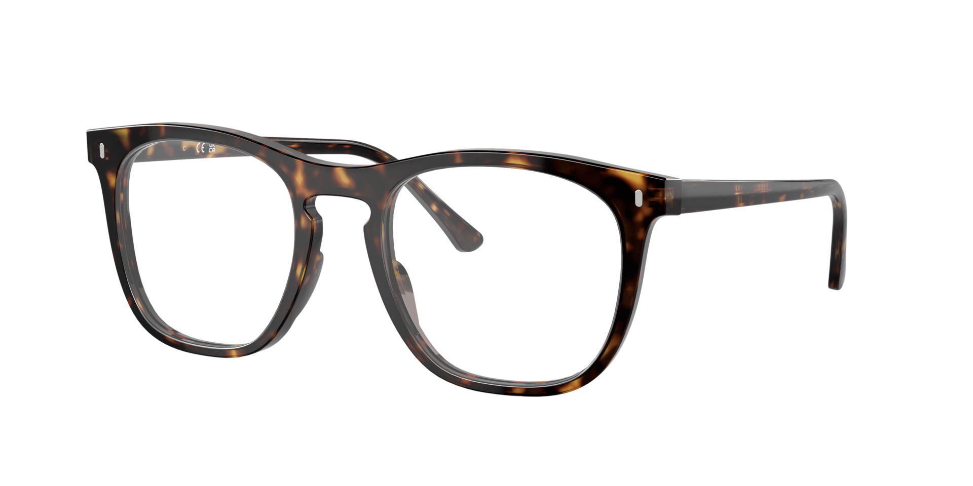 RB2210V Havana AcetateEyeglass Frames for Glasses Direct, Angle View