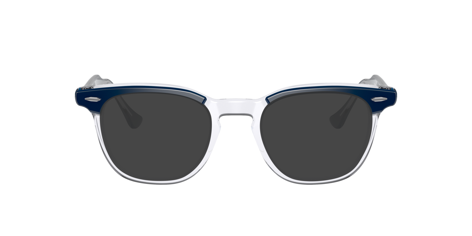Hawkeye Optics Transparent Blue AcetateEyeglass Frames for Glasses Direct, with Tinted Lenses