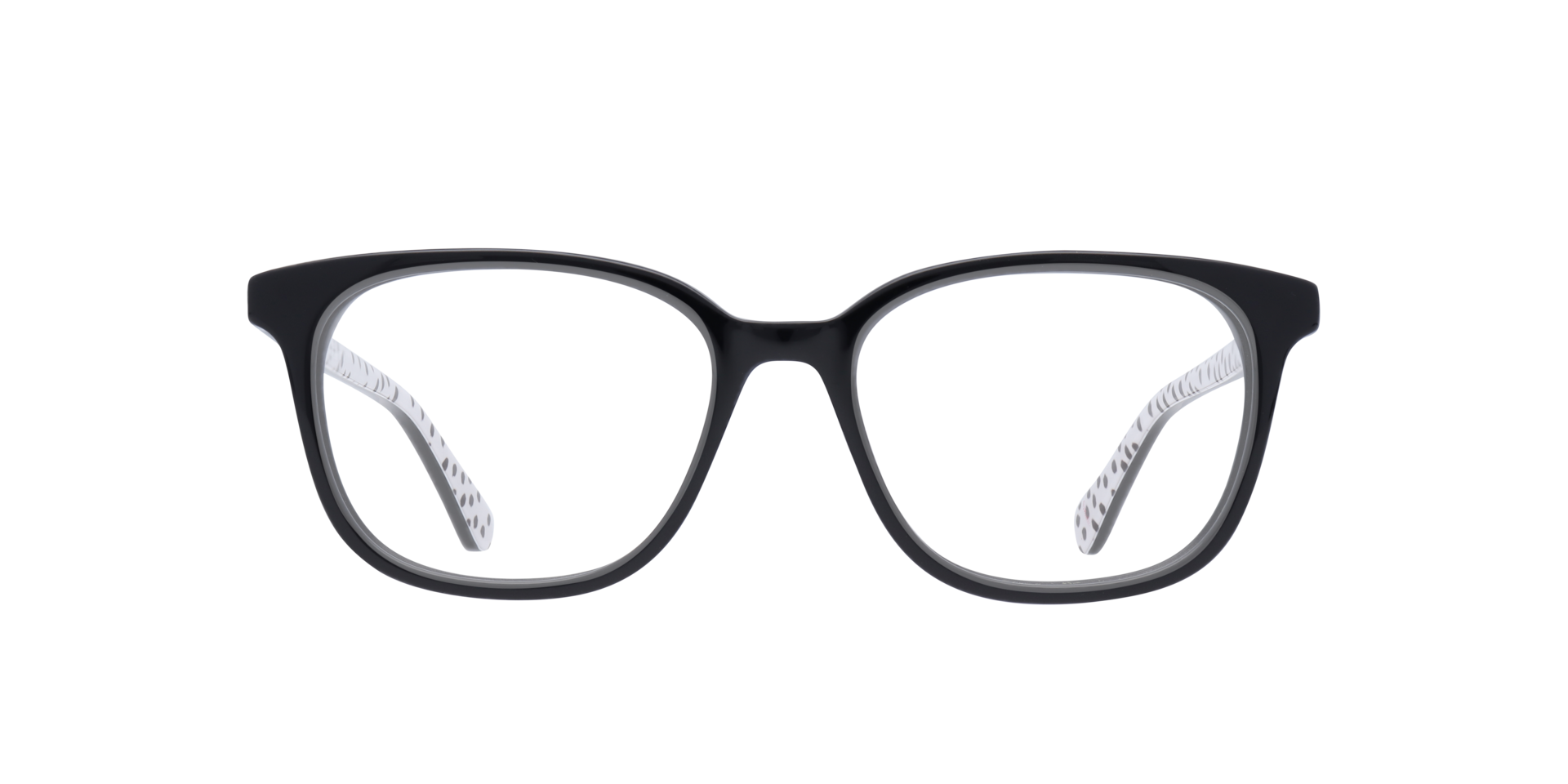 Bari K3 Black AcetateEyeglass Frames for Glasses Direct, Front View