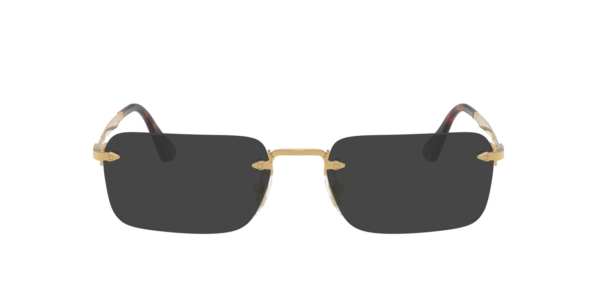 PO1030V Gold MetalEyeglass Frames for Glasses Direct, with Tinted Lenses