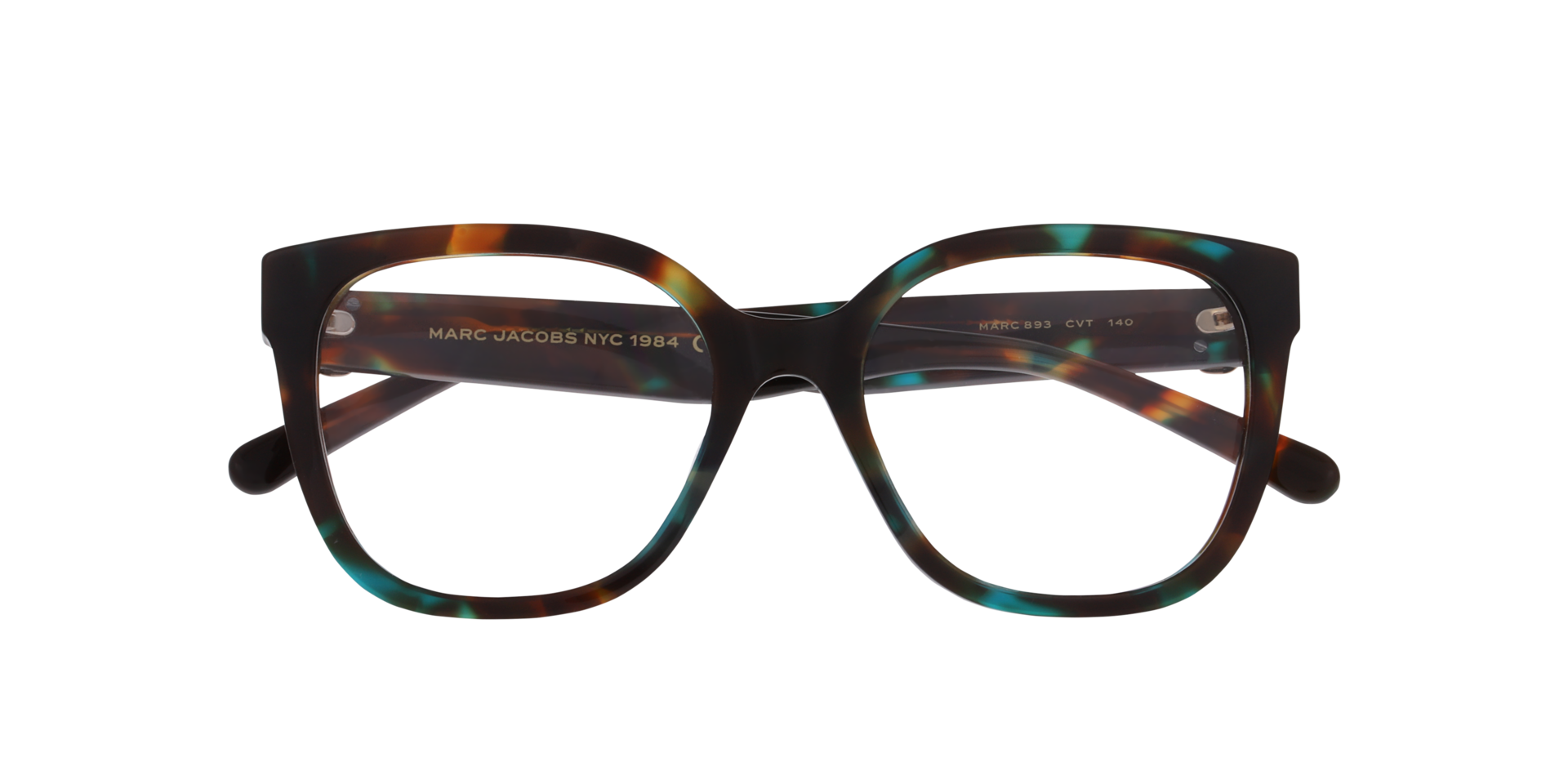 MARC 893 Brown AcetateEyeglass Frames for Glasses Direct, Closed View