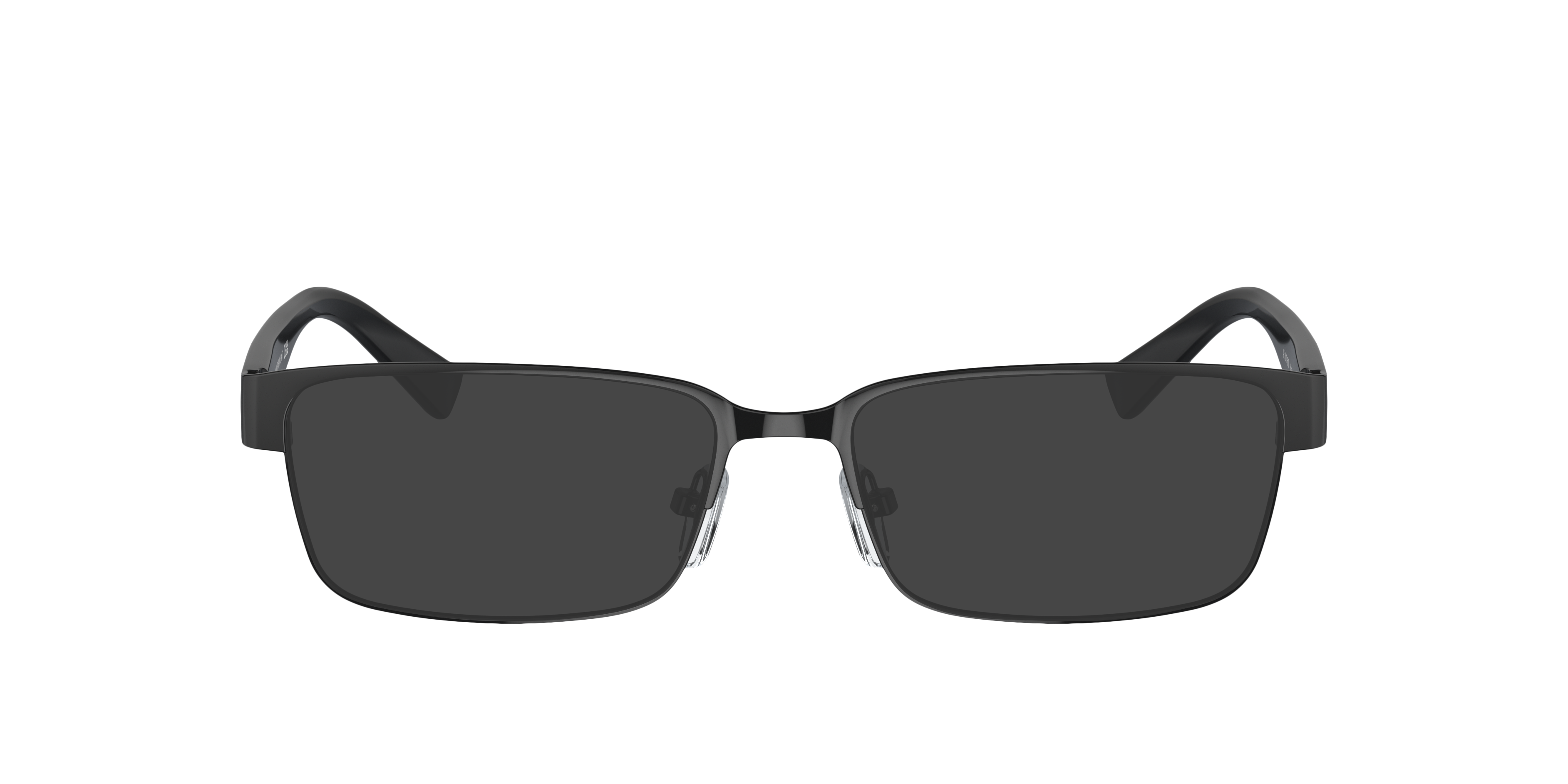 Glasses Direct ™ -AX1017 Rectangle Shiny Black Glasses for Men