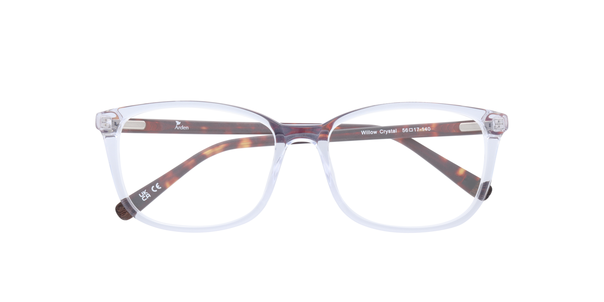 Willow Crystal AcetateEyeglass Frames for Glasses Direct, Closed View