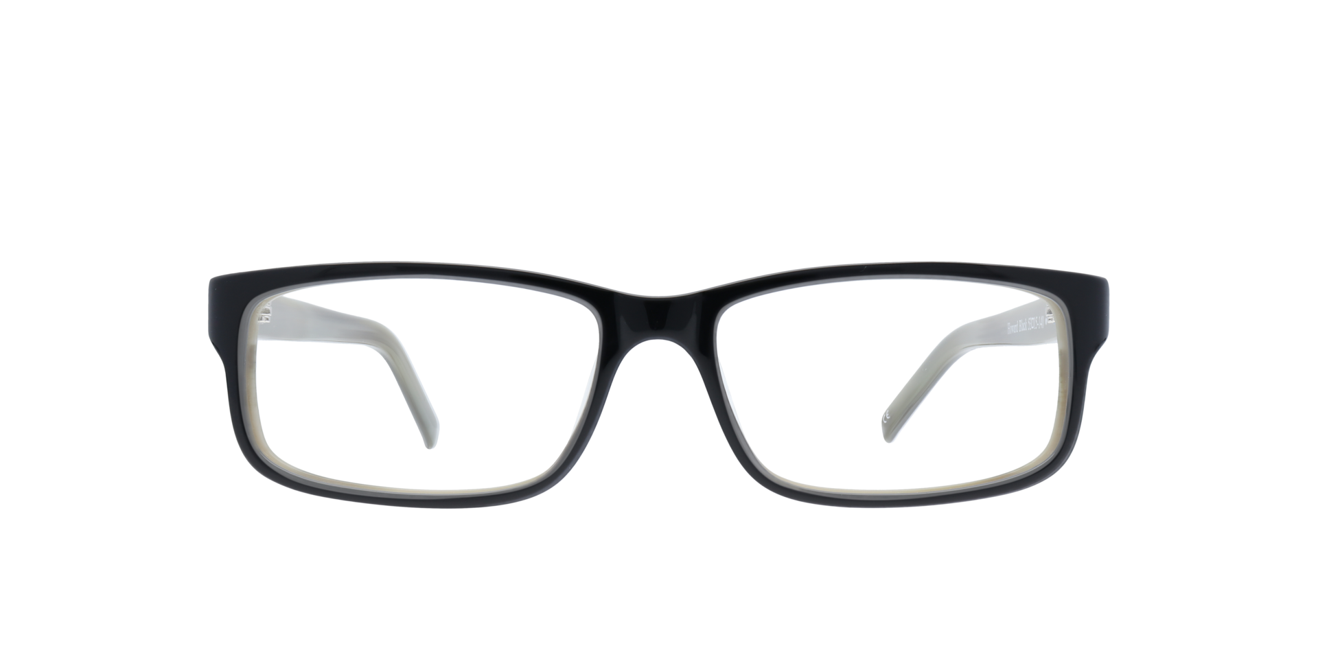 Howard Black AcetateSunglass Frames for Glasses Direct, Front View