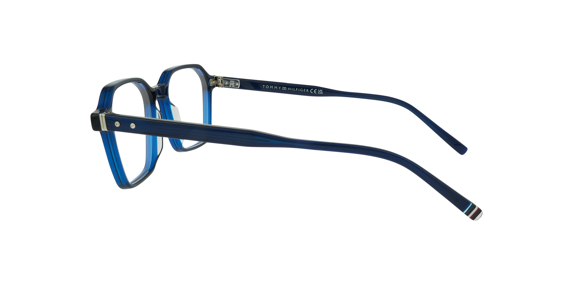 TH 2071 Blue AcetateEyeglass Frames for Glasses Direct, Side View