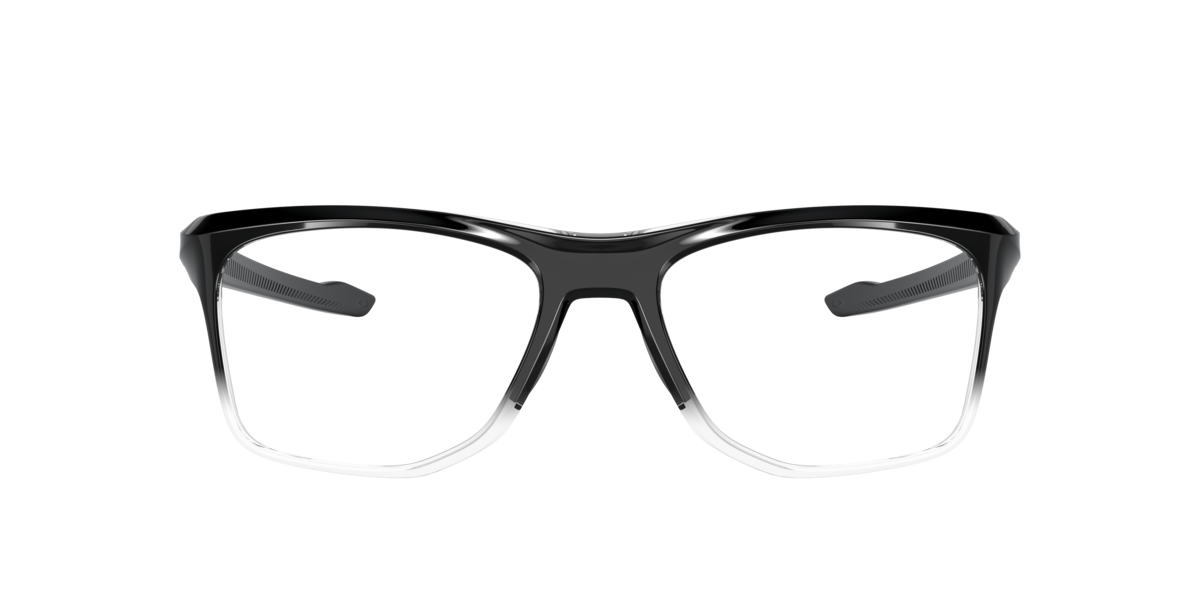 Photos - Glasses & Contact Lenses Oakley Polished Black Fade rectangle Plastic eyeglasses Online - Full Rim - Knolls